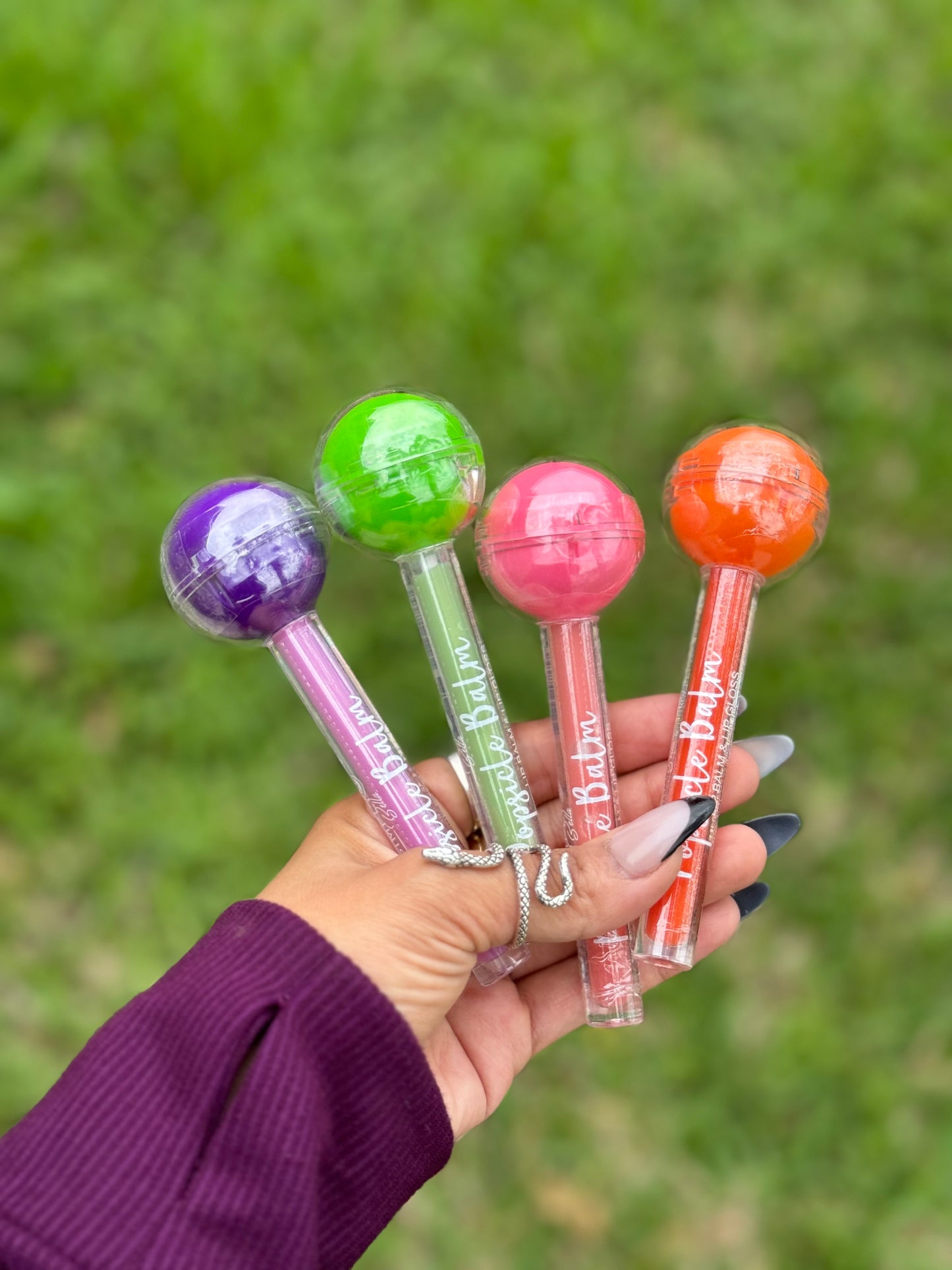 popsicle lip, balm and lip gloss