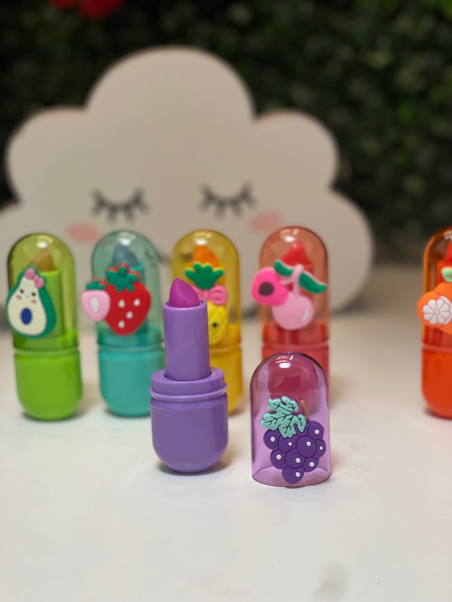 Fruit lip balms