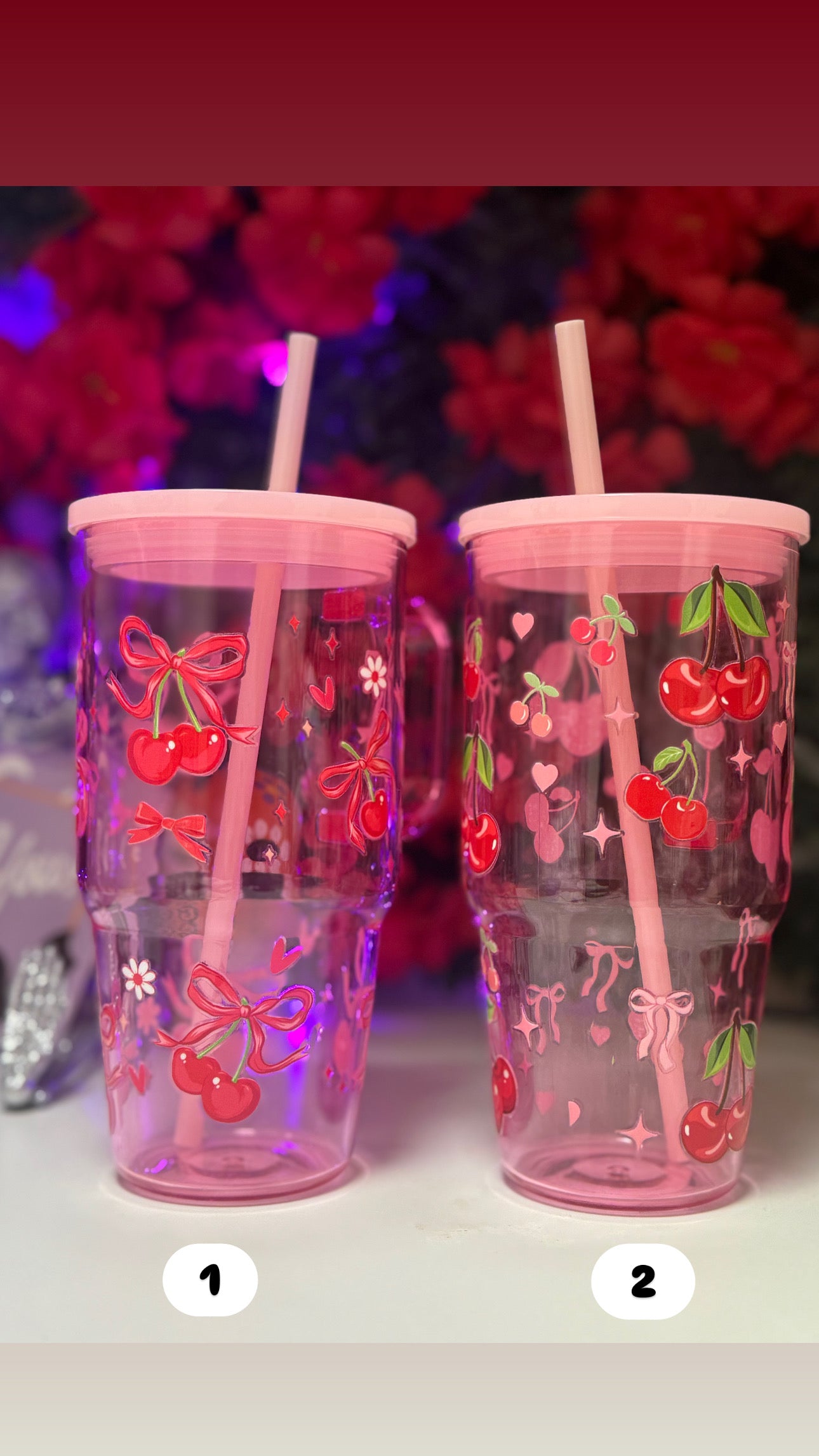Pretty tumblers
