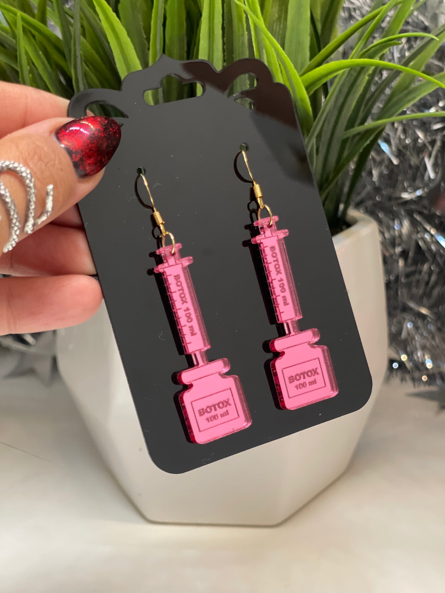 Botox earrings