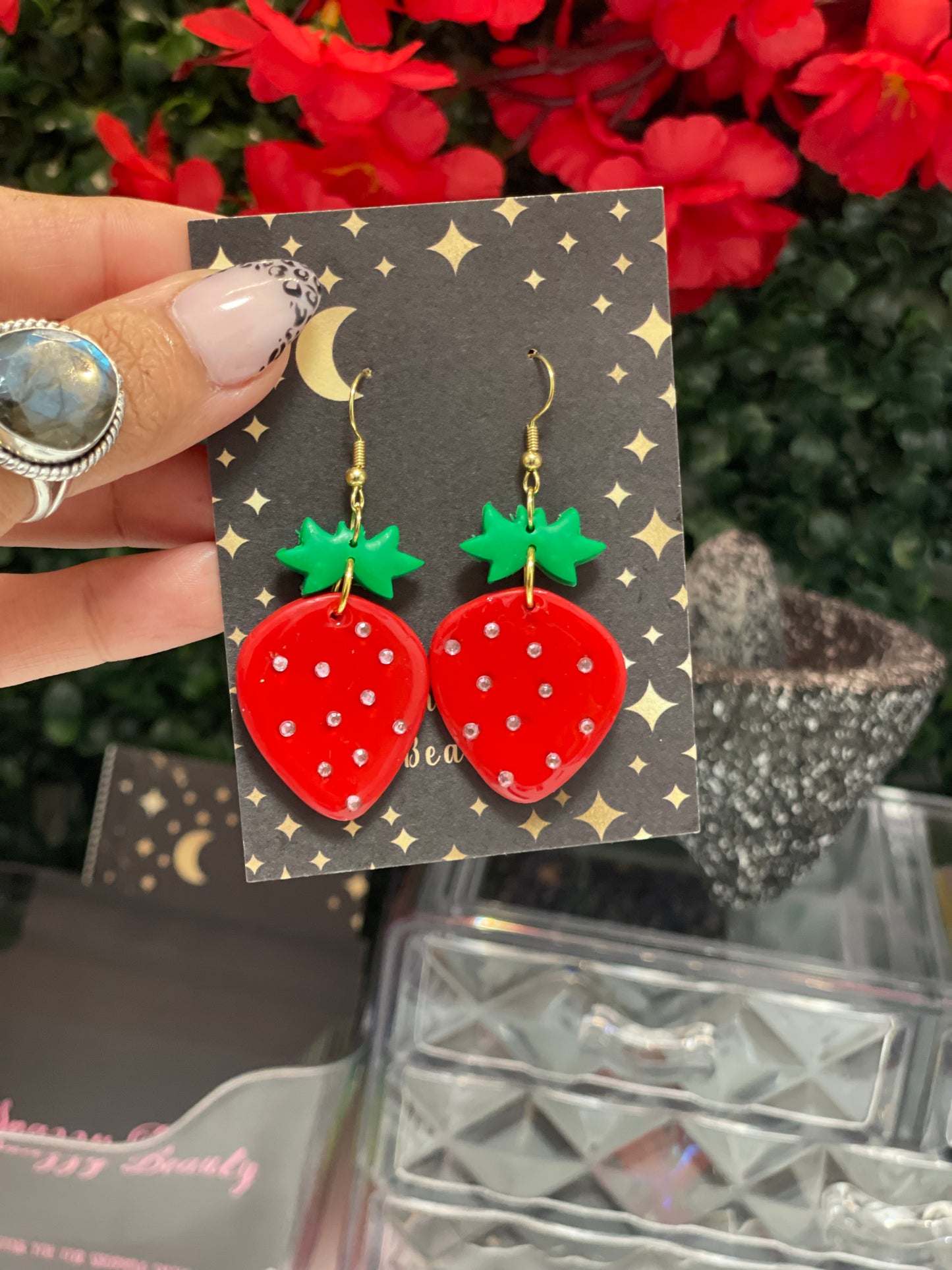 Glitter earrings