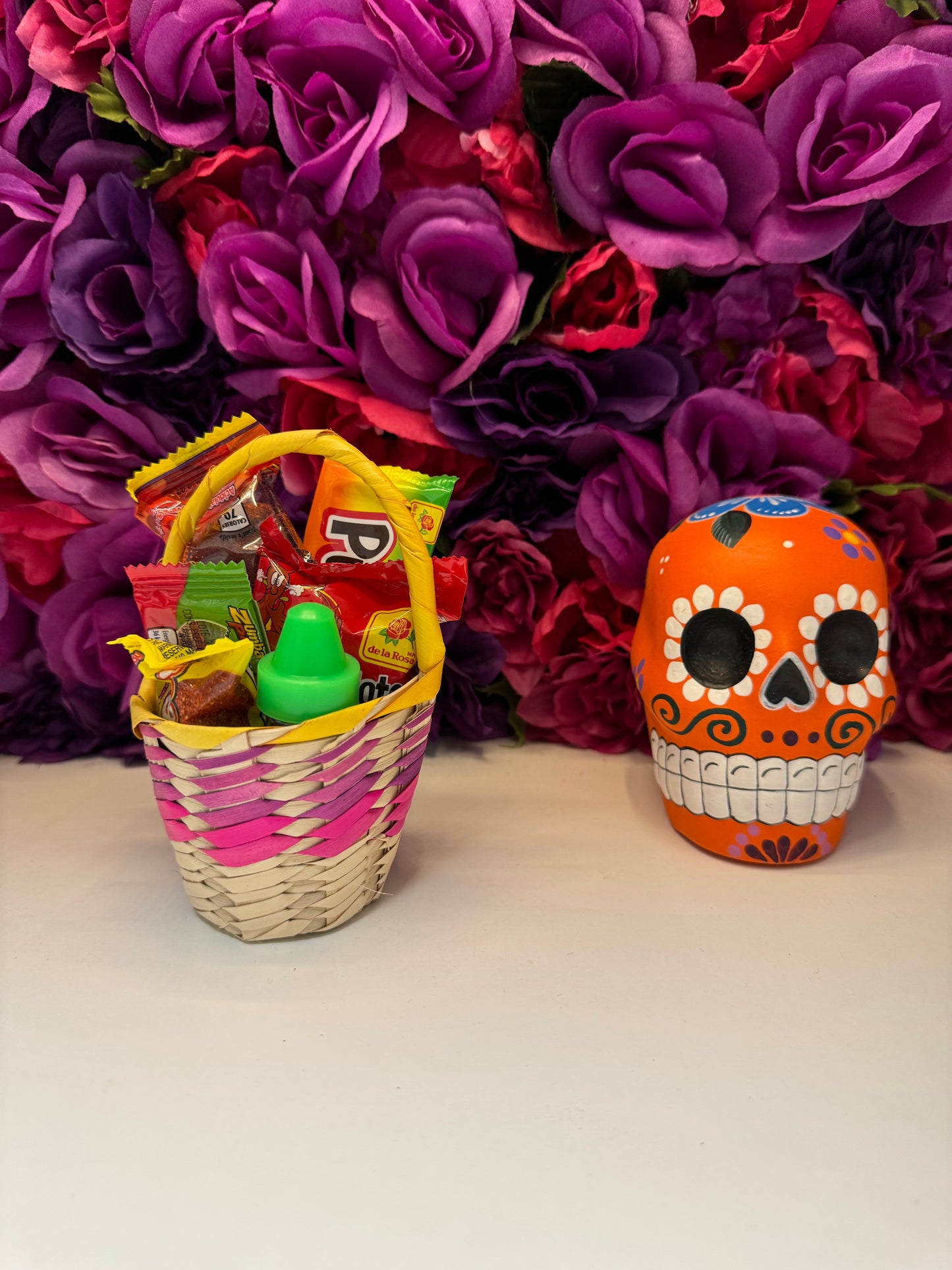 Mexican candy basket