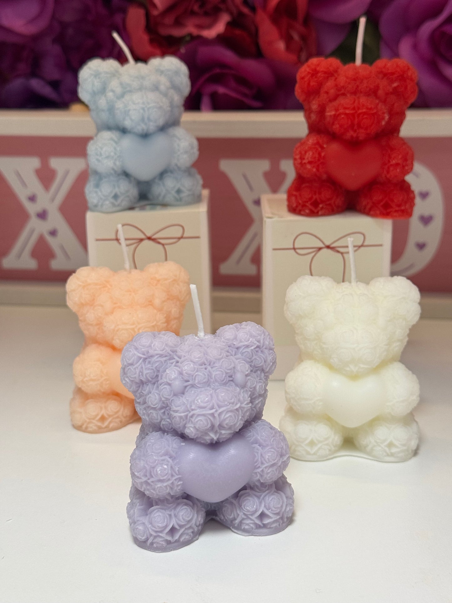 Teddy candles
