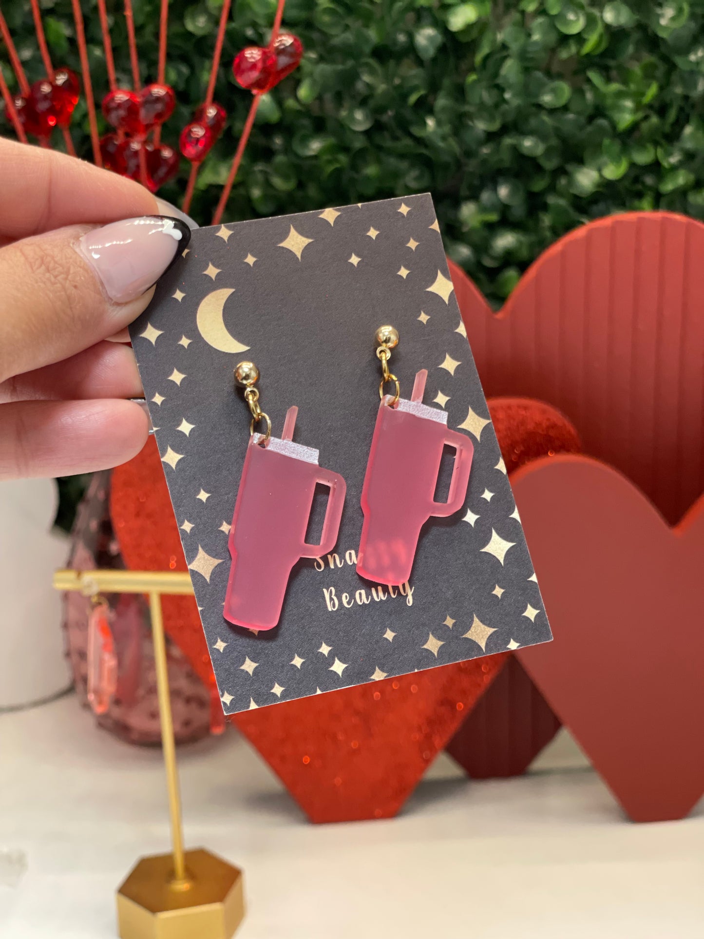 Cup earrings