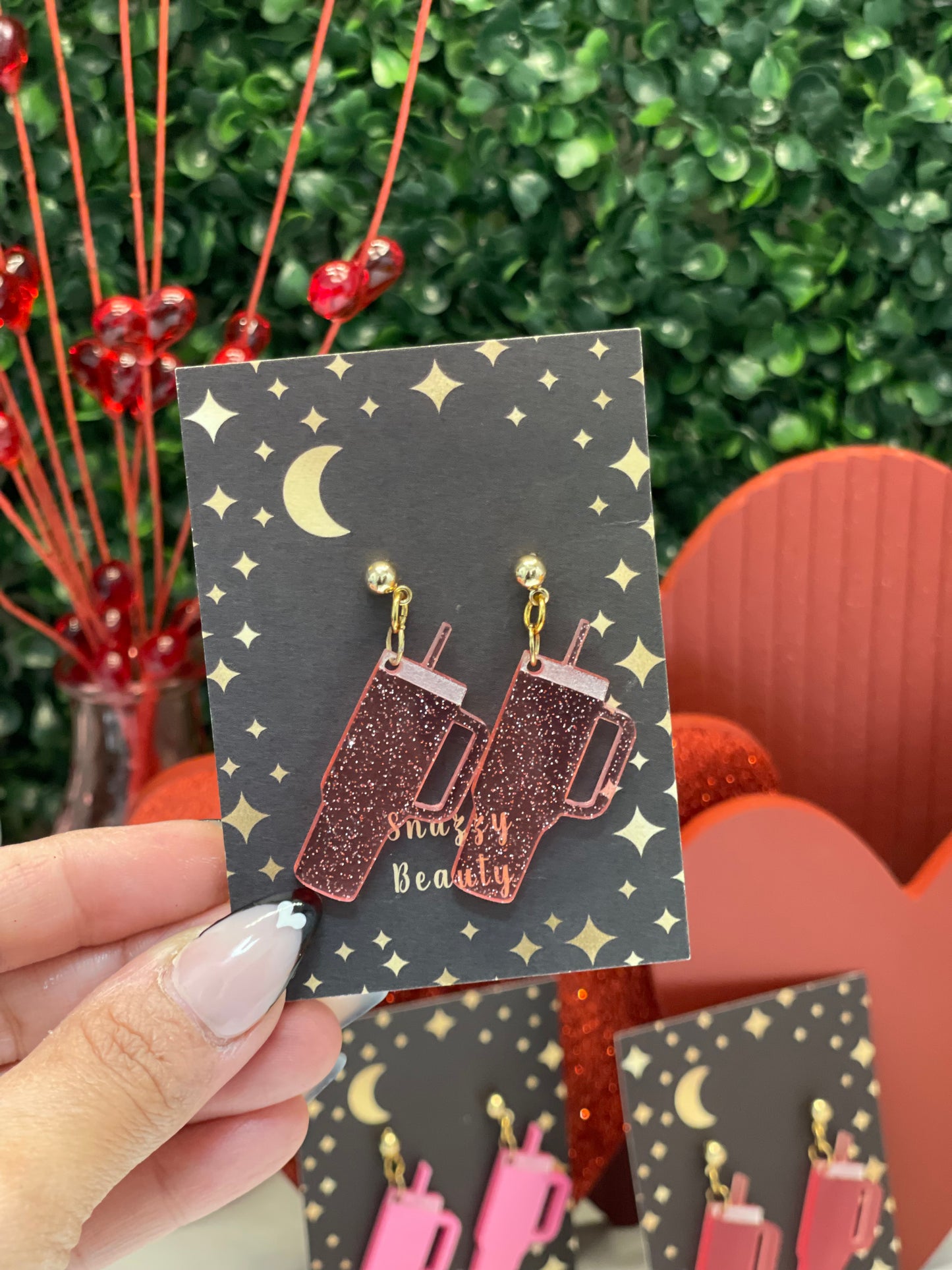 Cup earrings