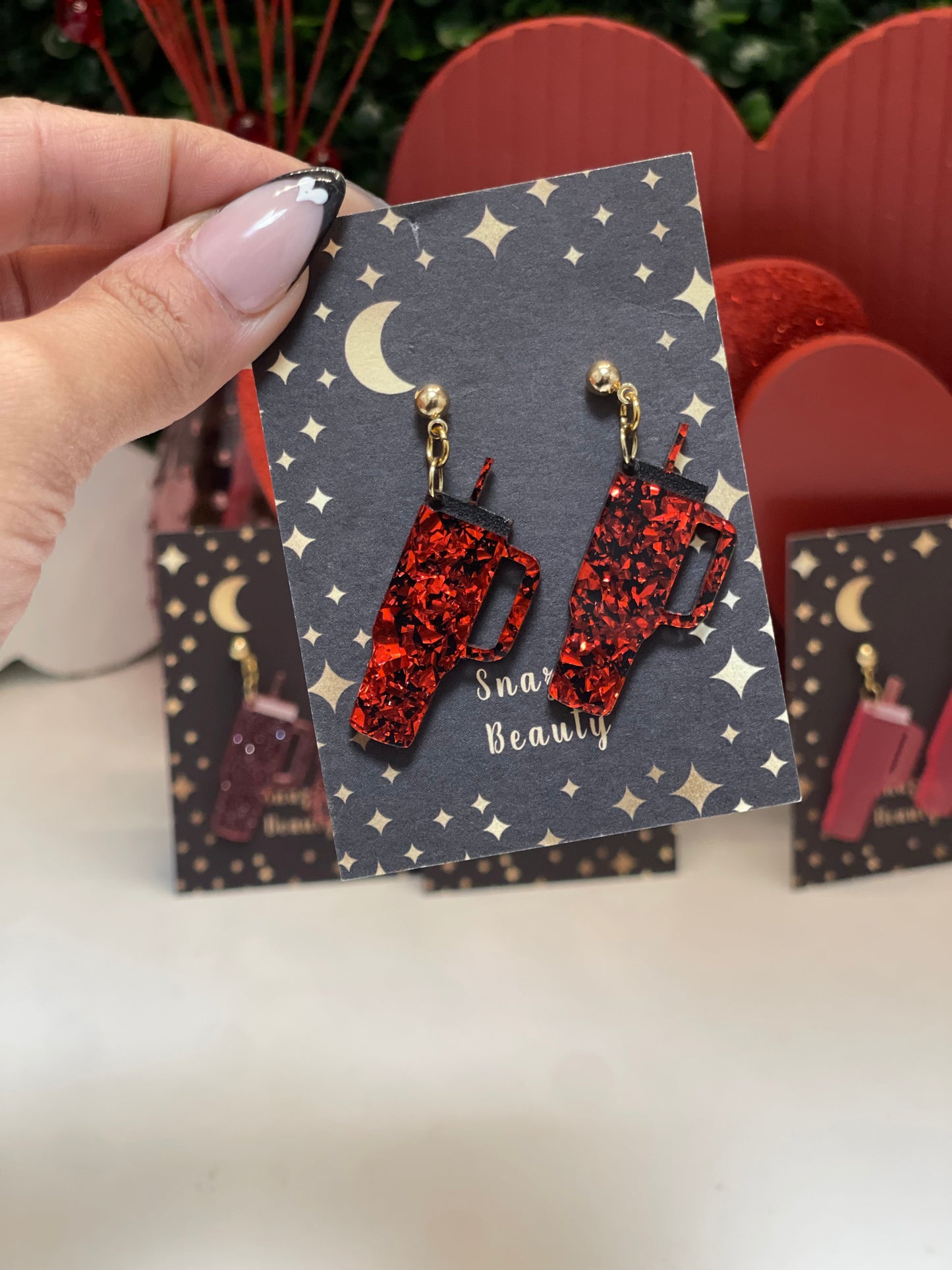 Cup earrings