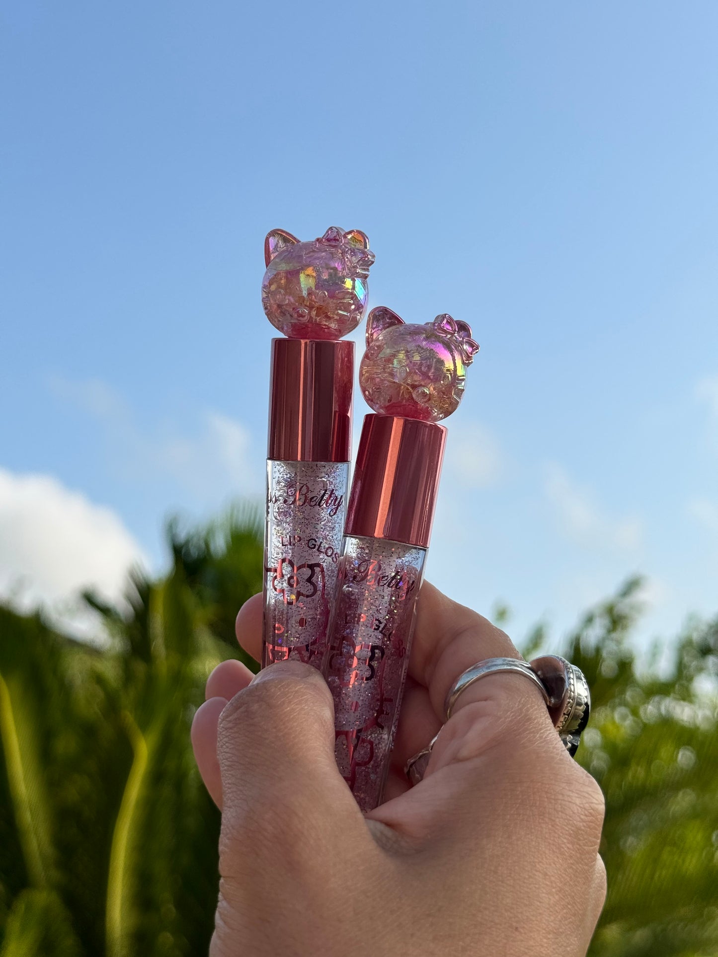 HK sparkle lipgloss