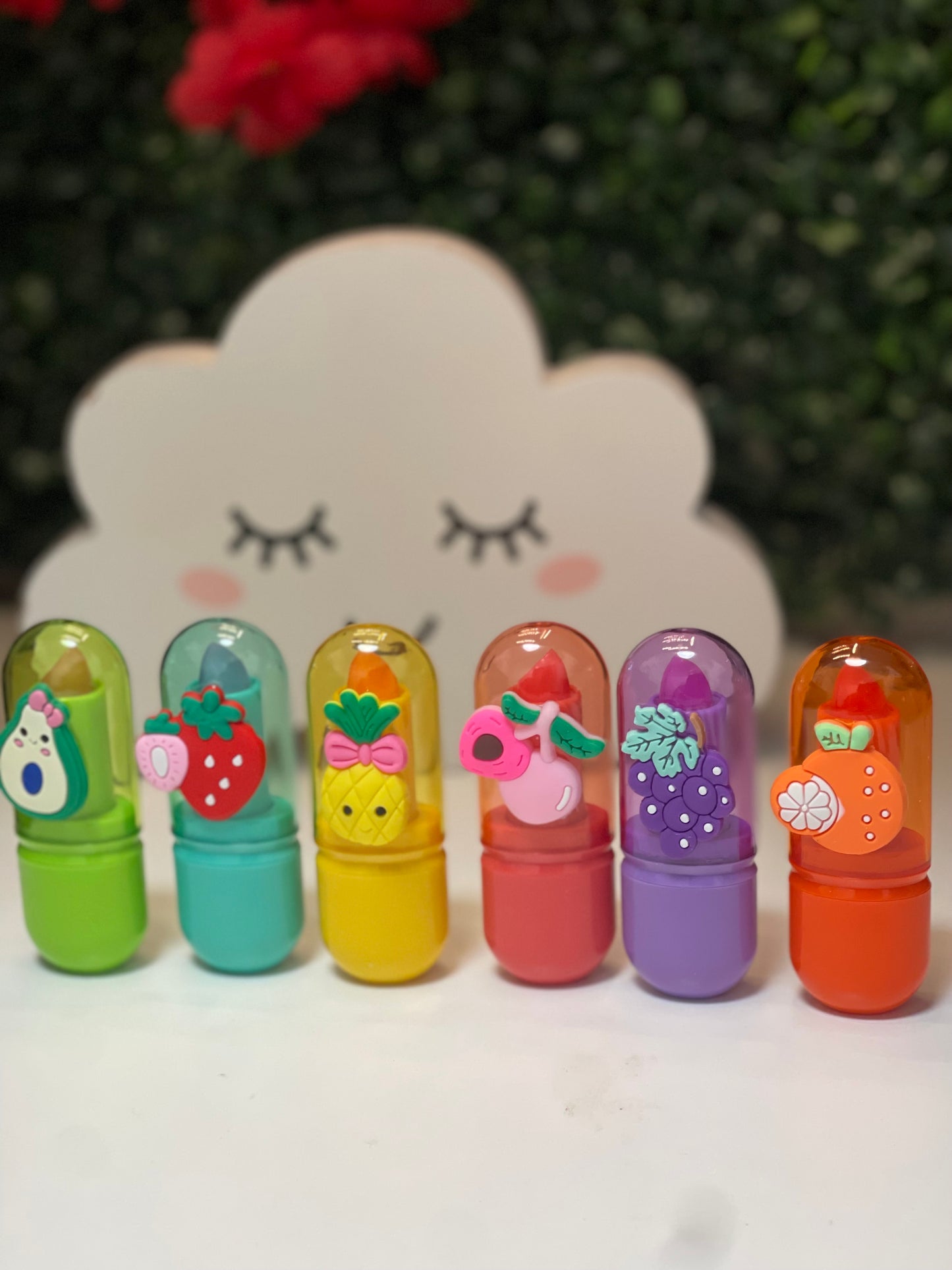 Fruit lip balms