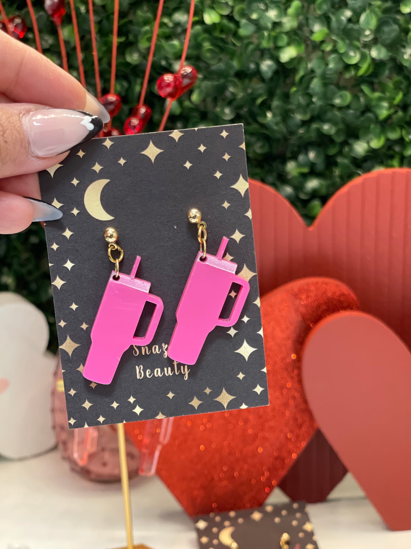 Cup earrings