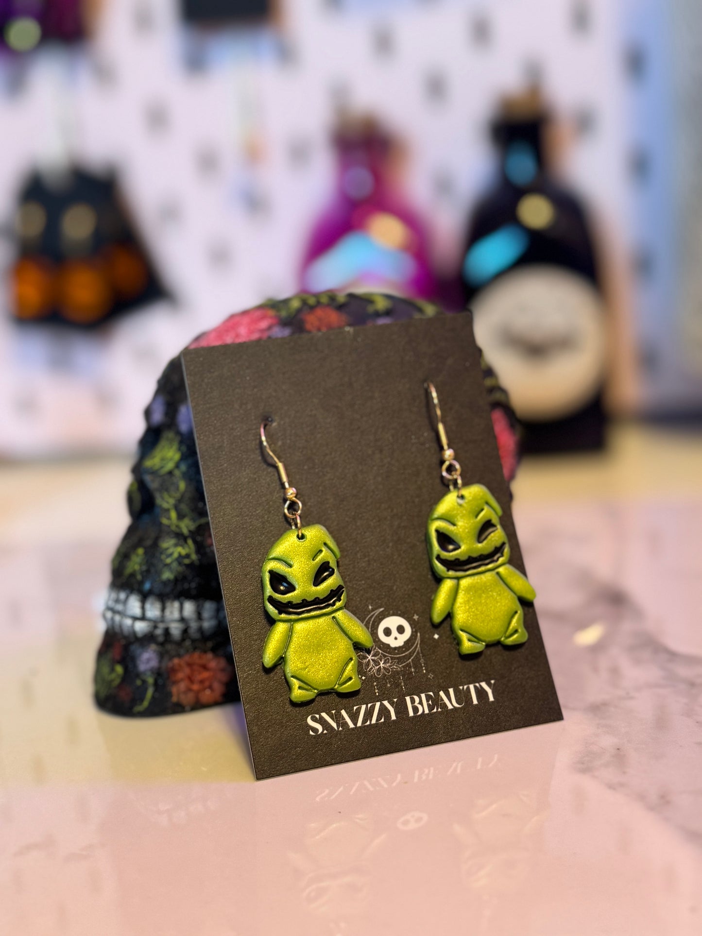 Ghost sack earrings