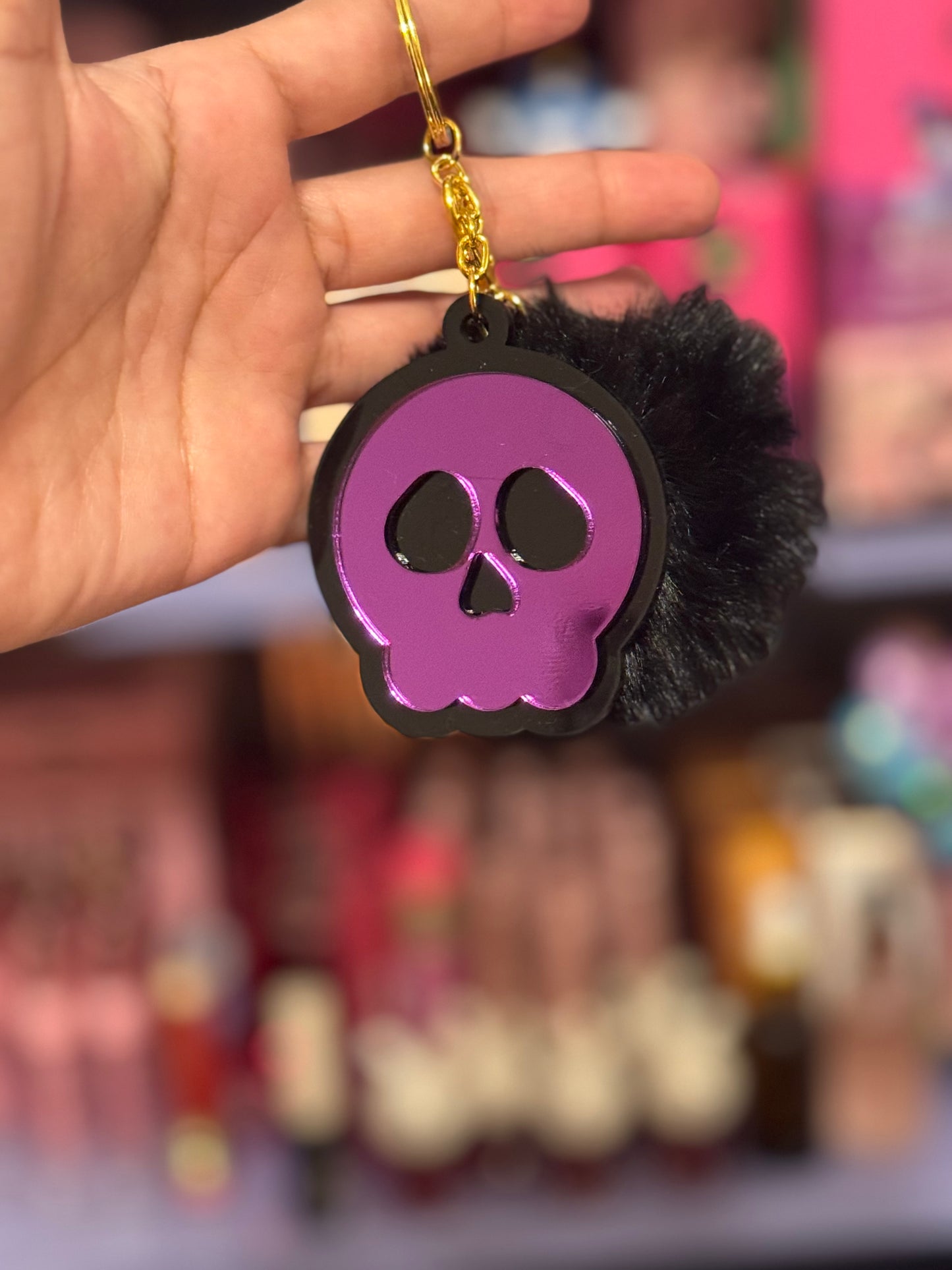 Skull keychain