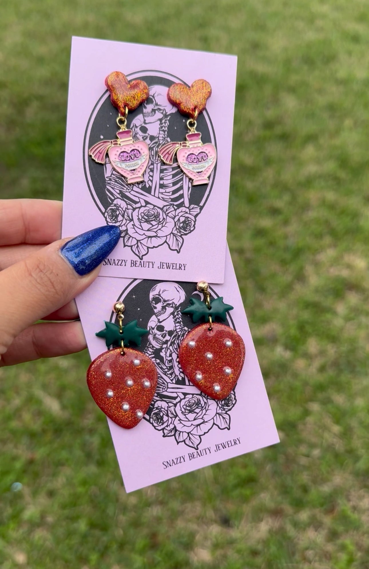 Glitter earrings