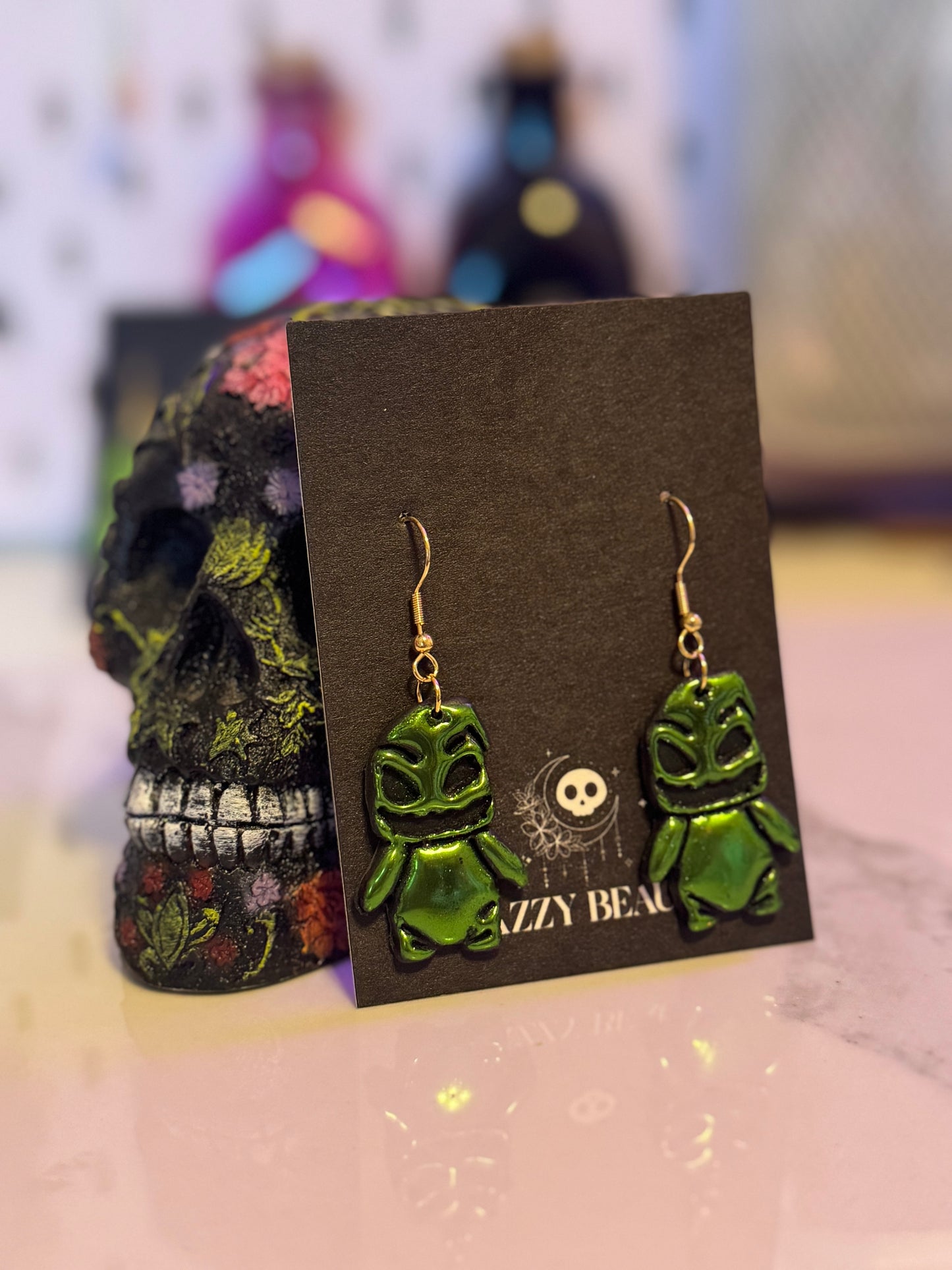 Ghost sack earrings