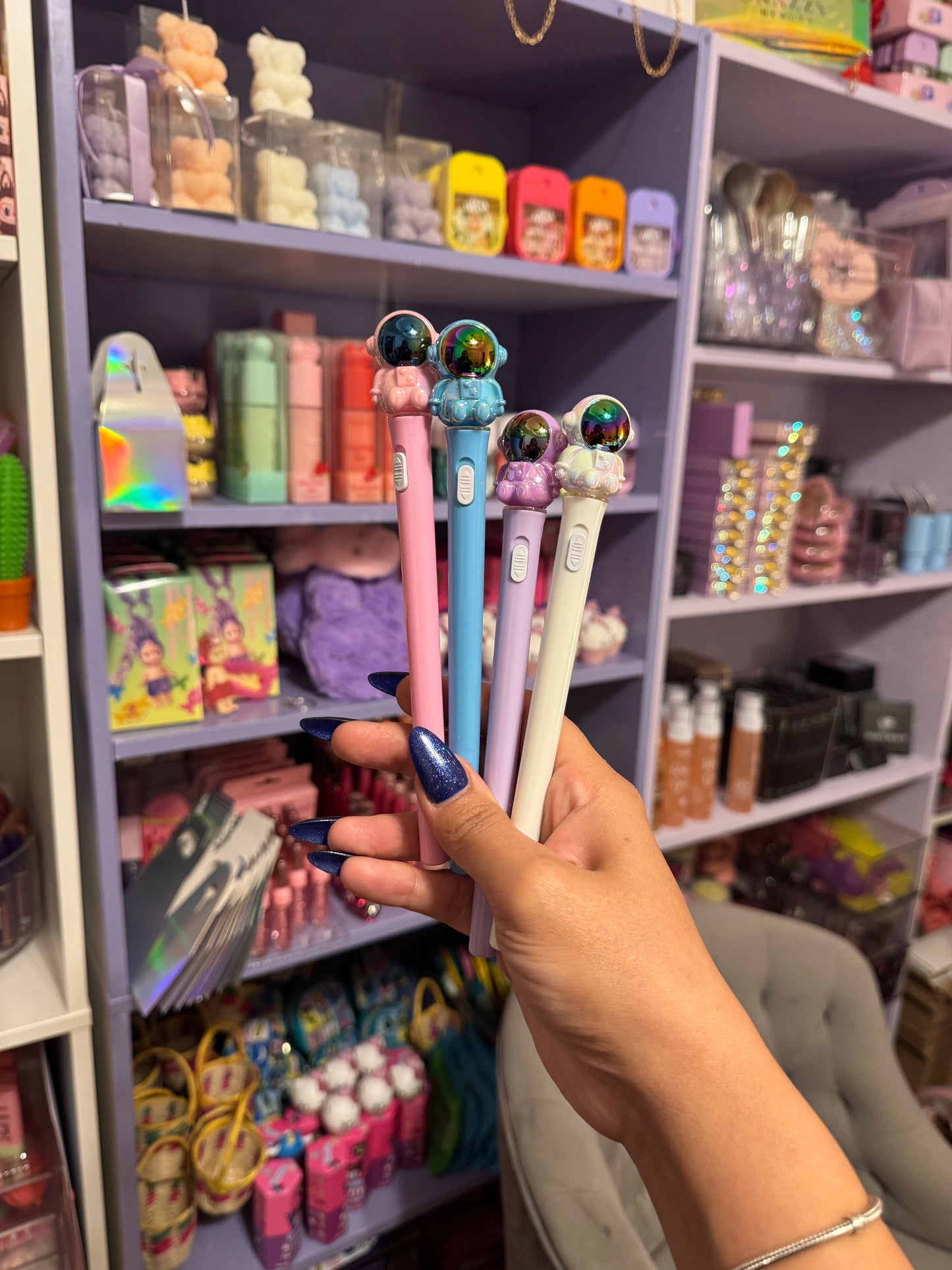 Moon man LED pens