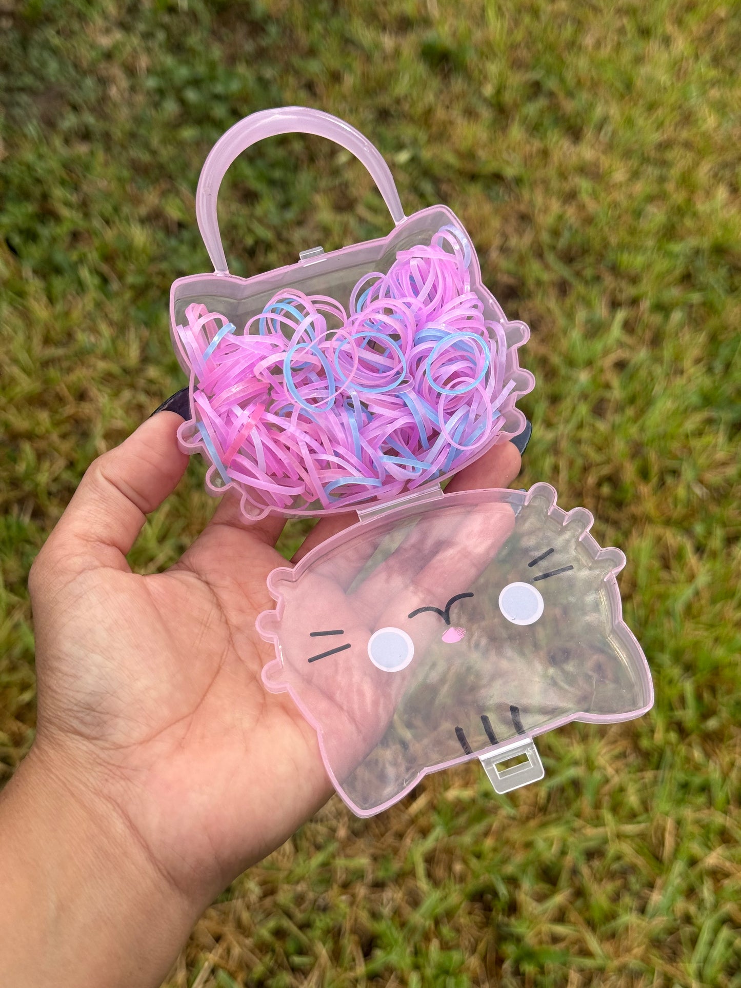 Mini hair tie accessories