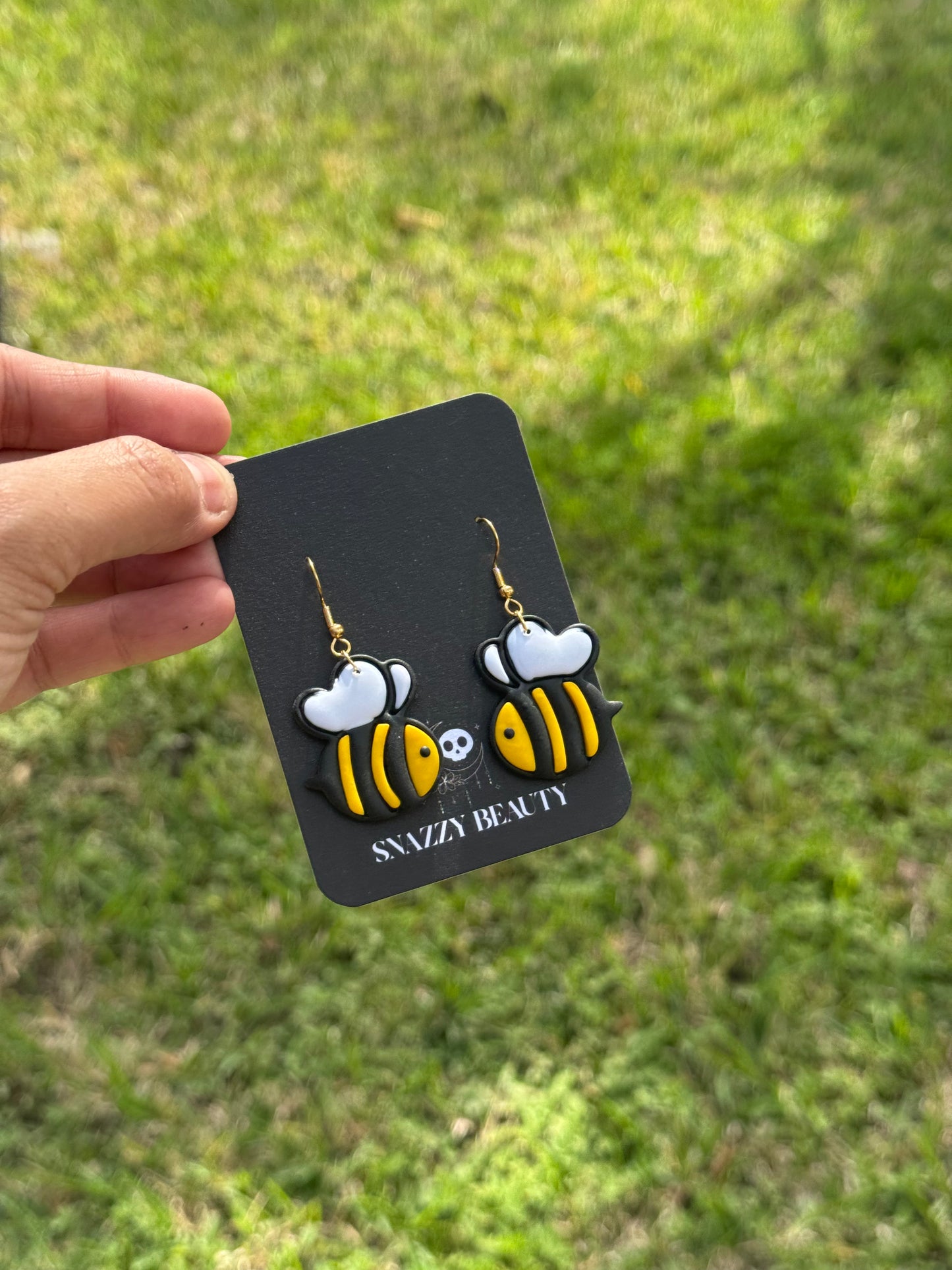 Bumble bee earrings