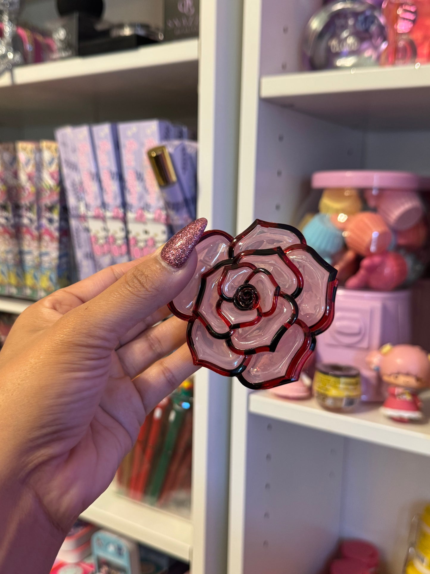 Flower hair clip