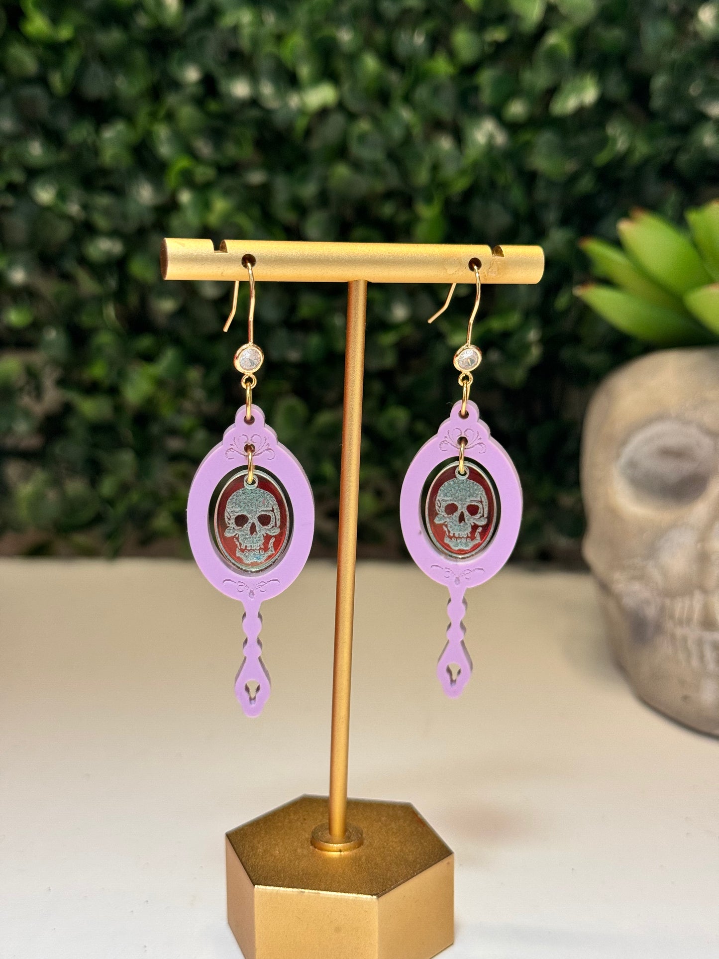 Mirror mirror earrings