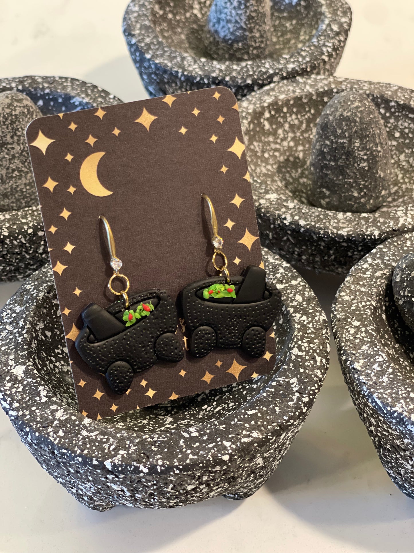 Molcajete earrings