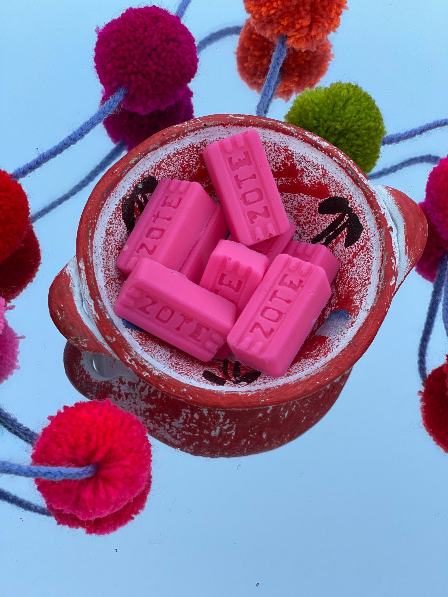 Mini zote soaps and clay container