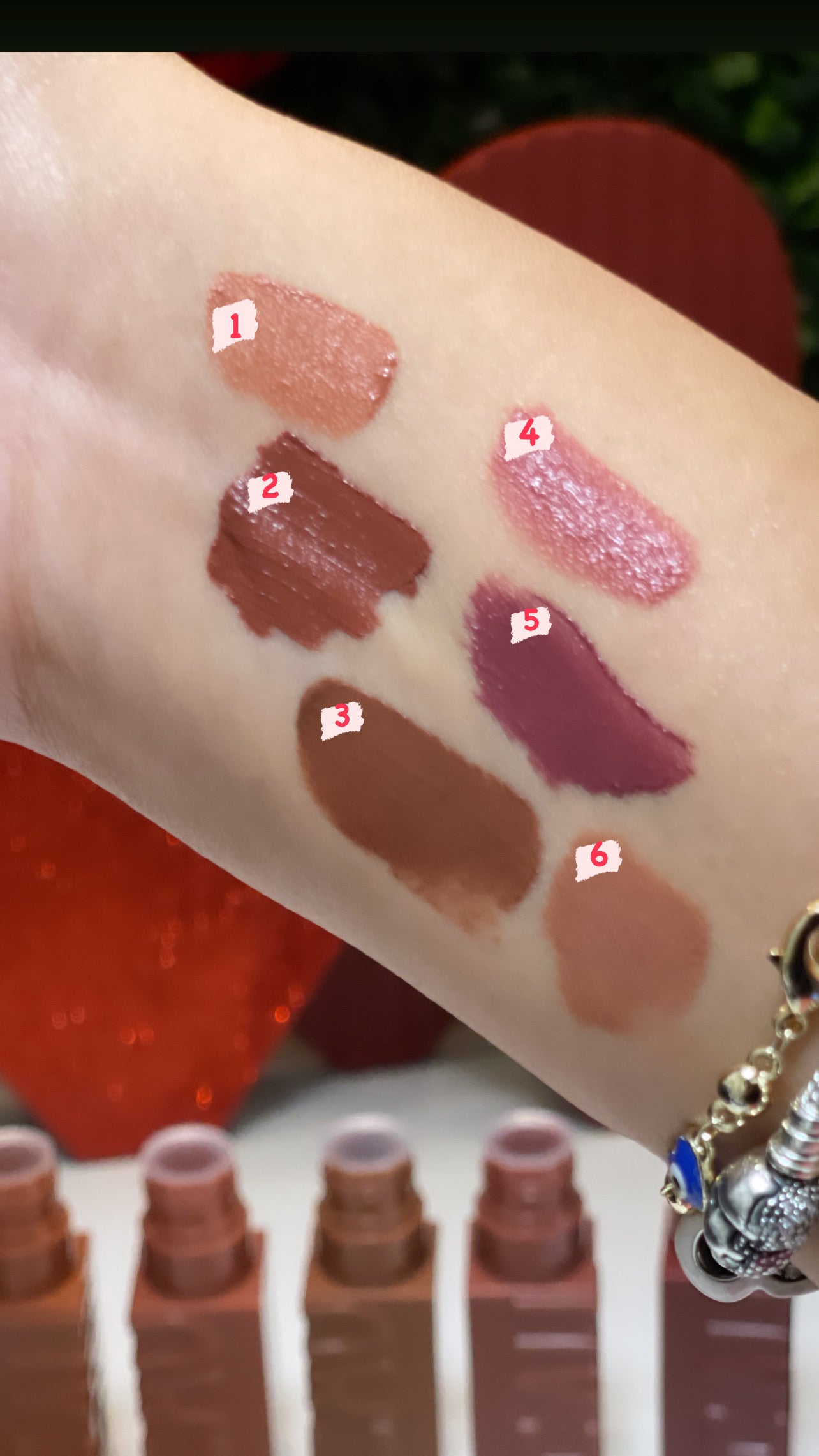 Velvet lip color