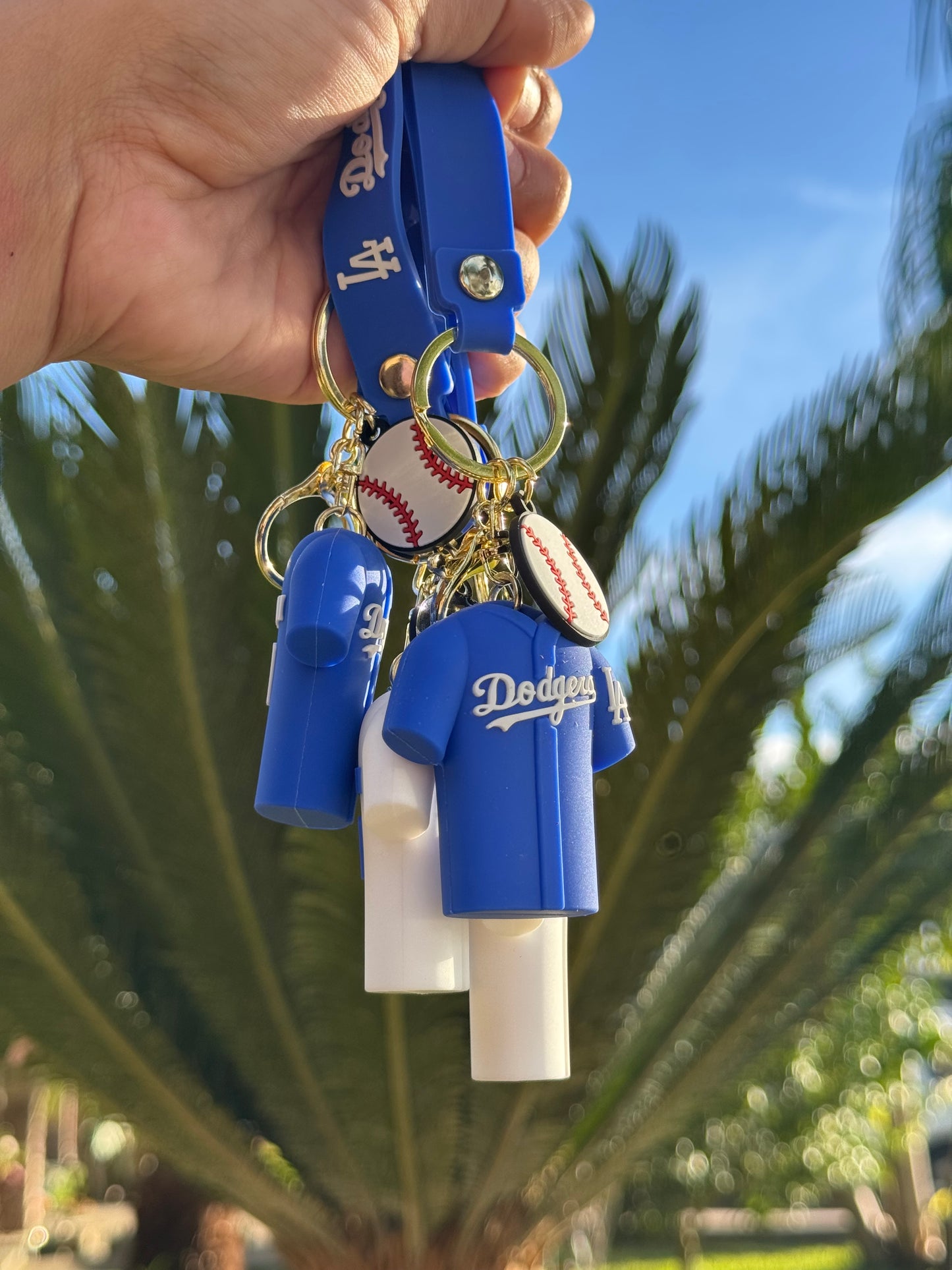 Baseball keychain