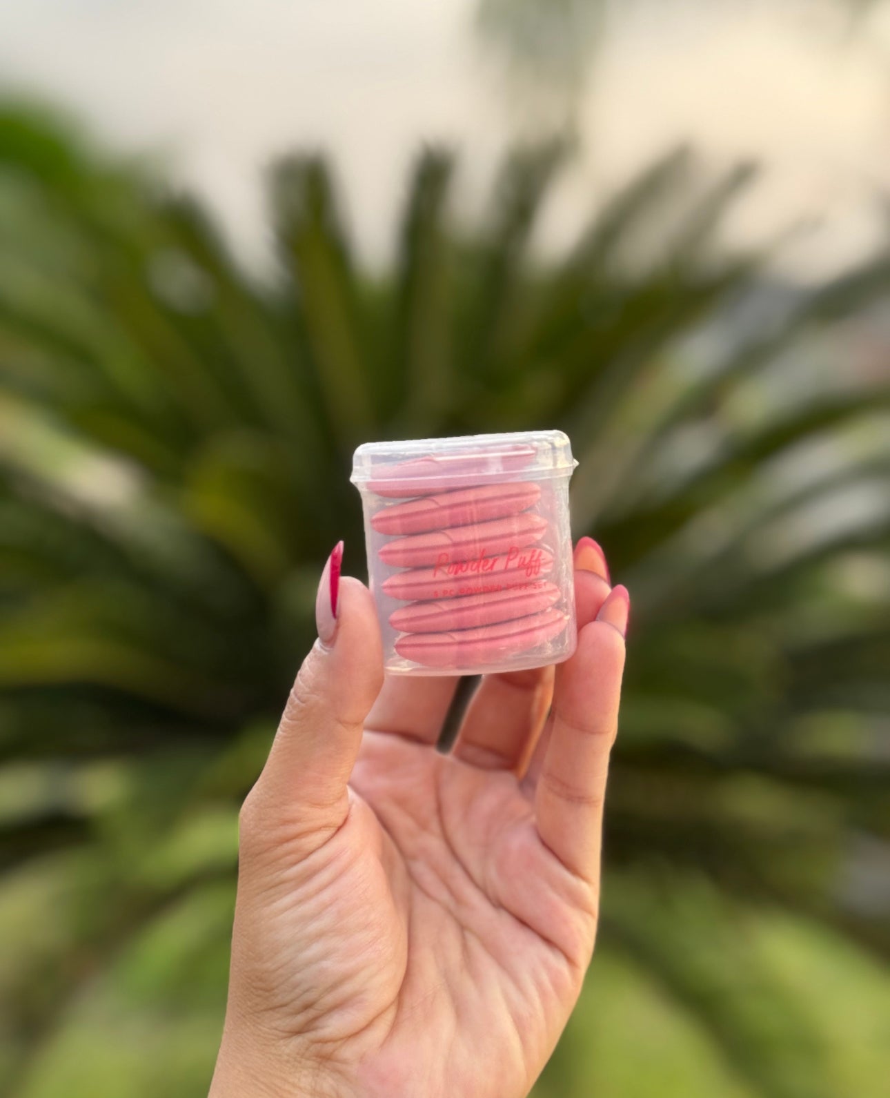 Mini finger powder puffs