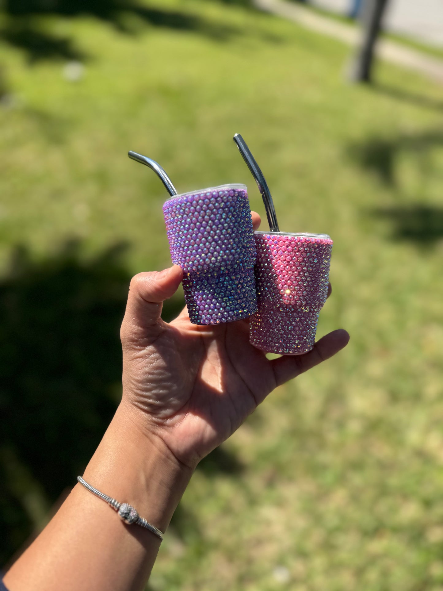 Sparkling mini tumbler
