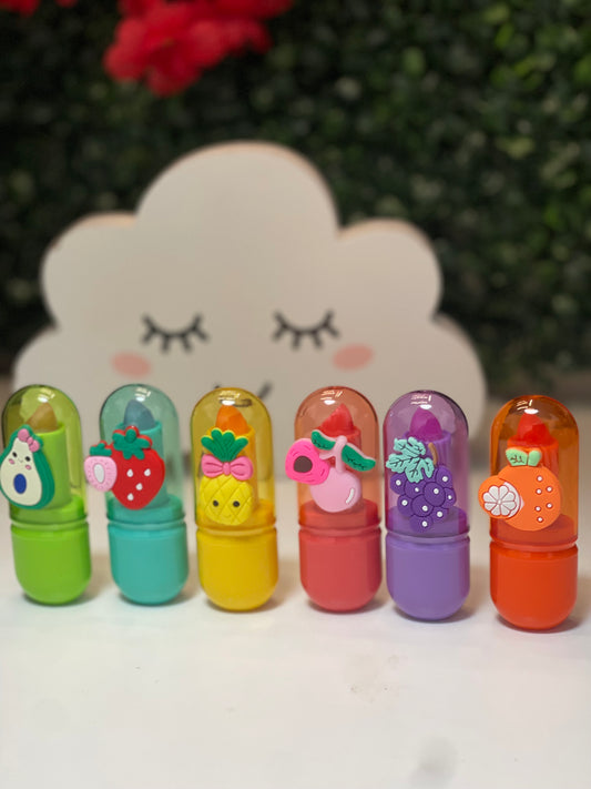 Fruit lip balms