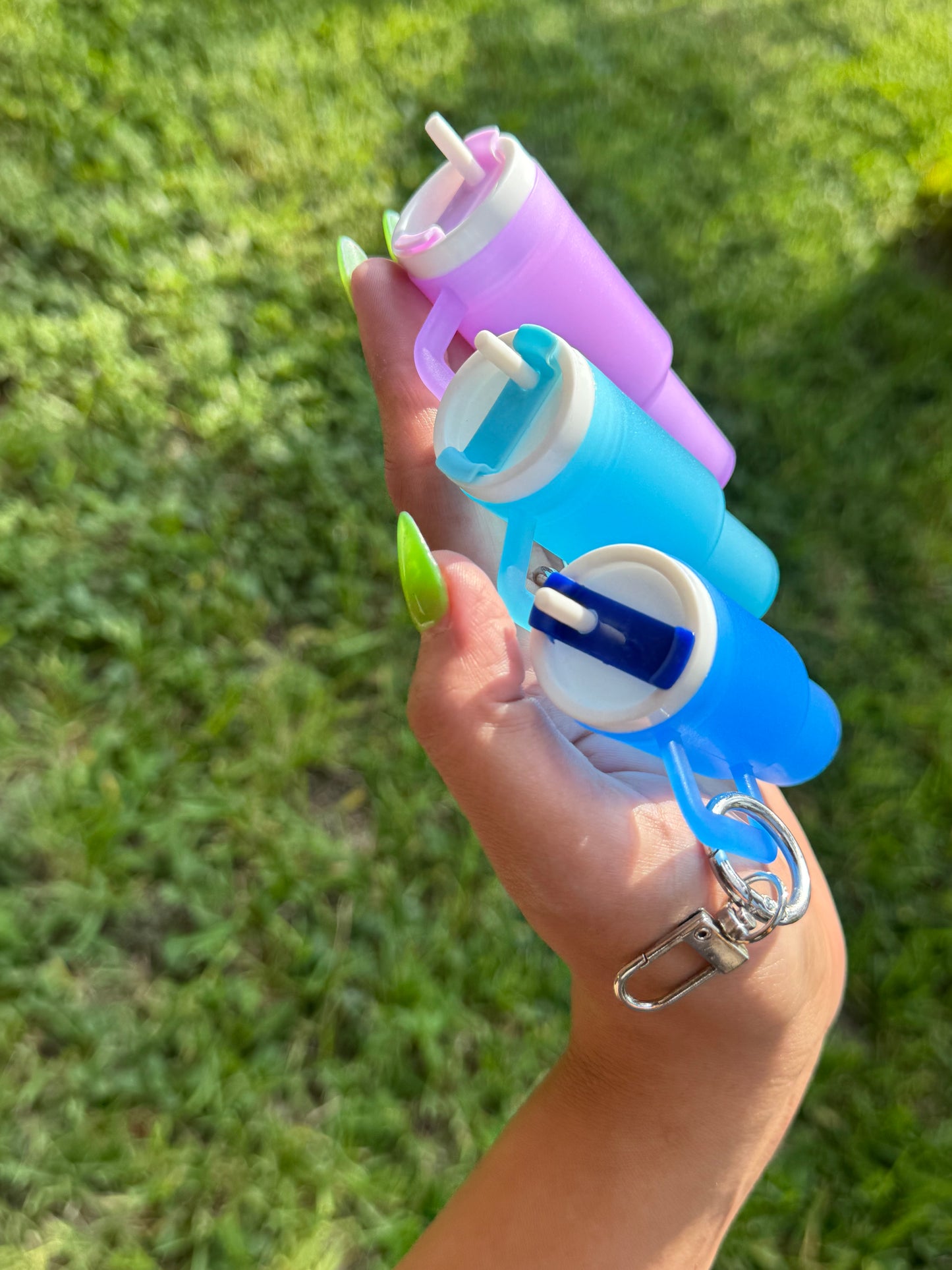 Mini lip balm tumblers