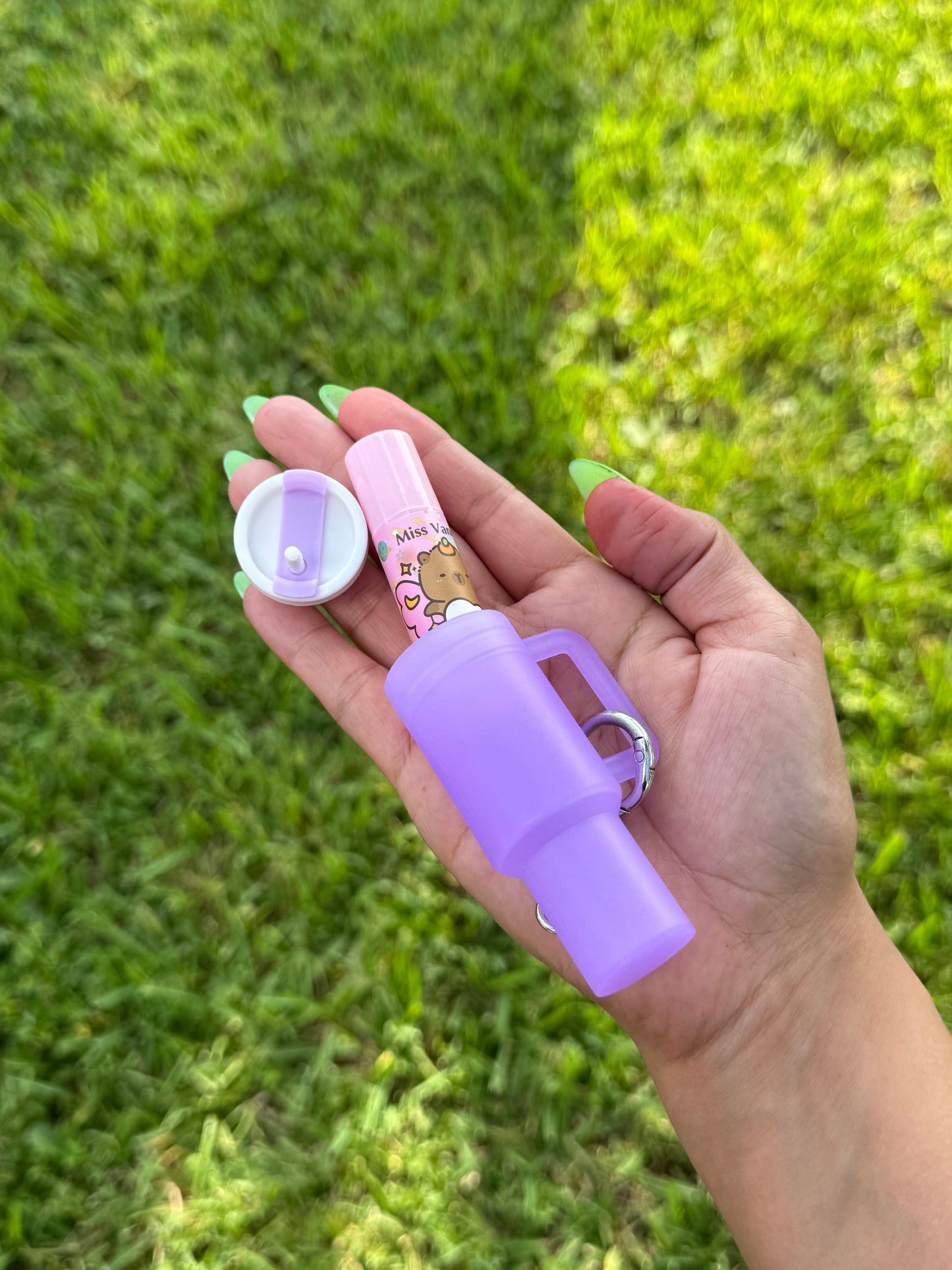 Mini lip balm tumblers