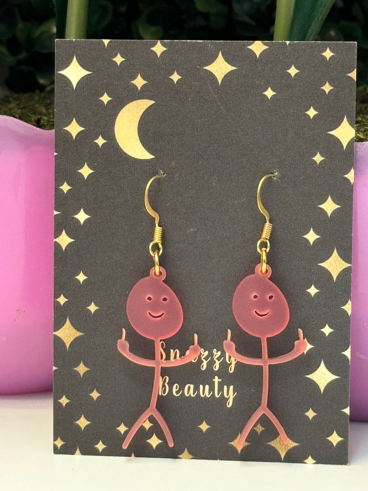 F.O earrings