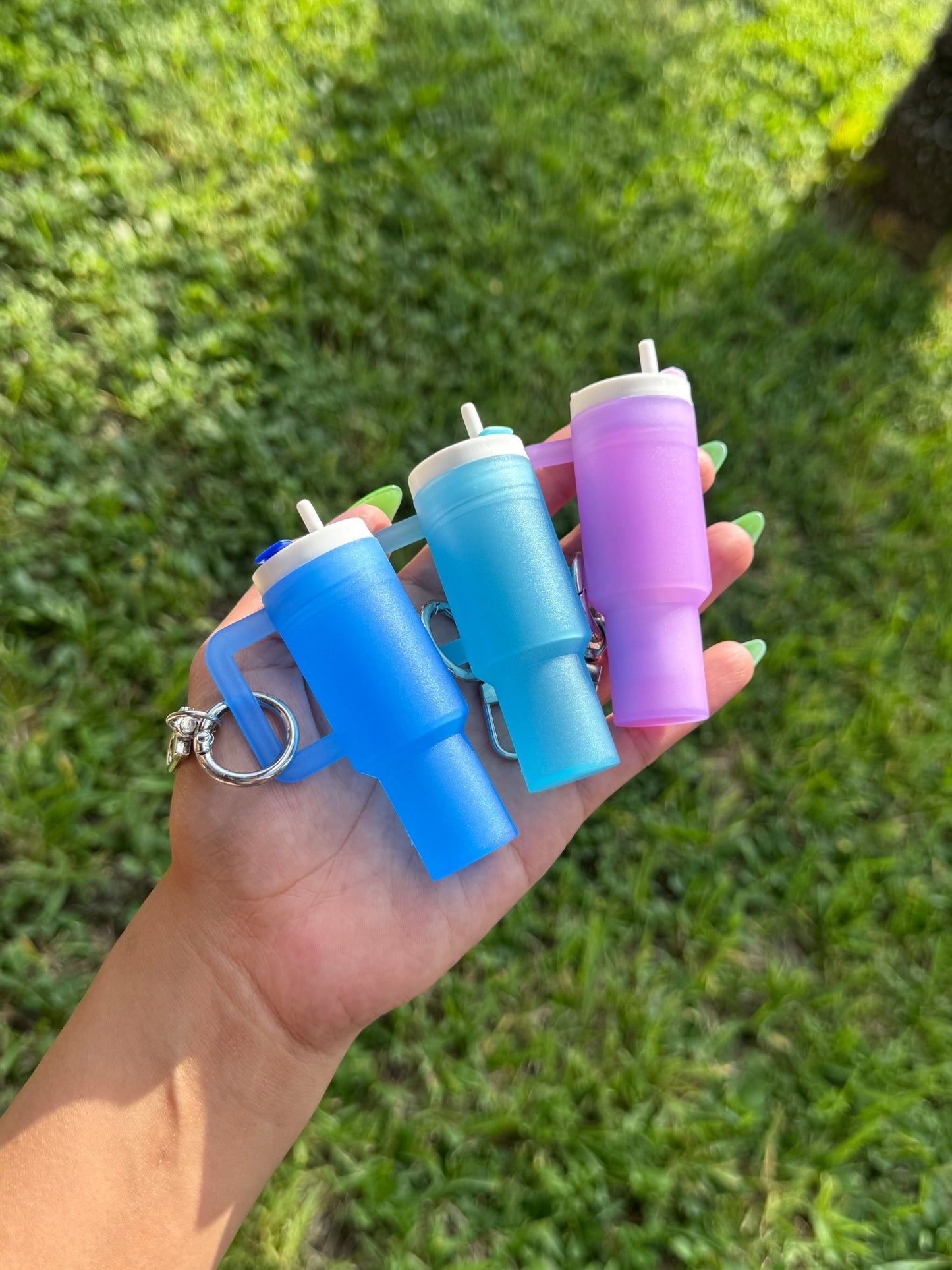 Mini lip balm tumblers