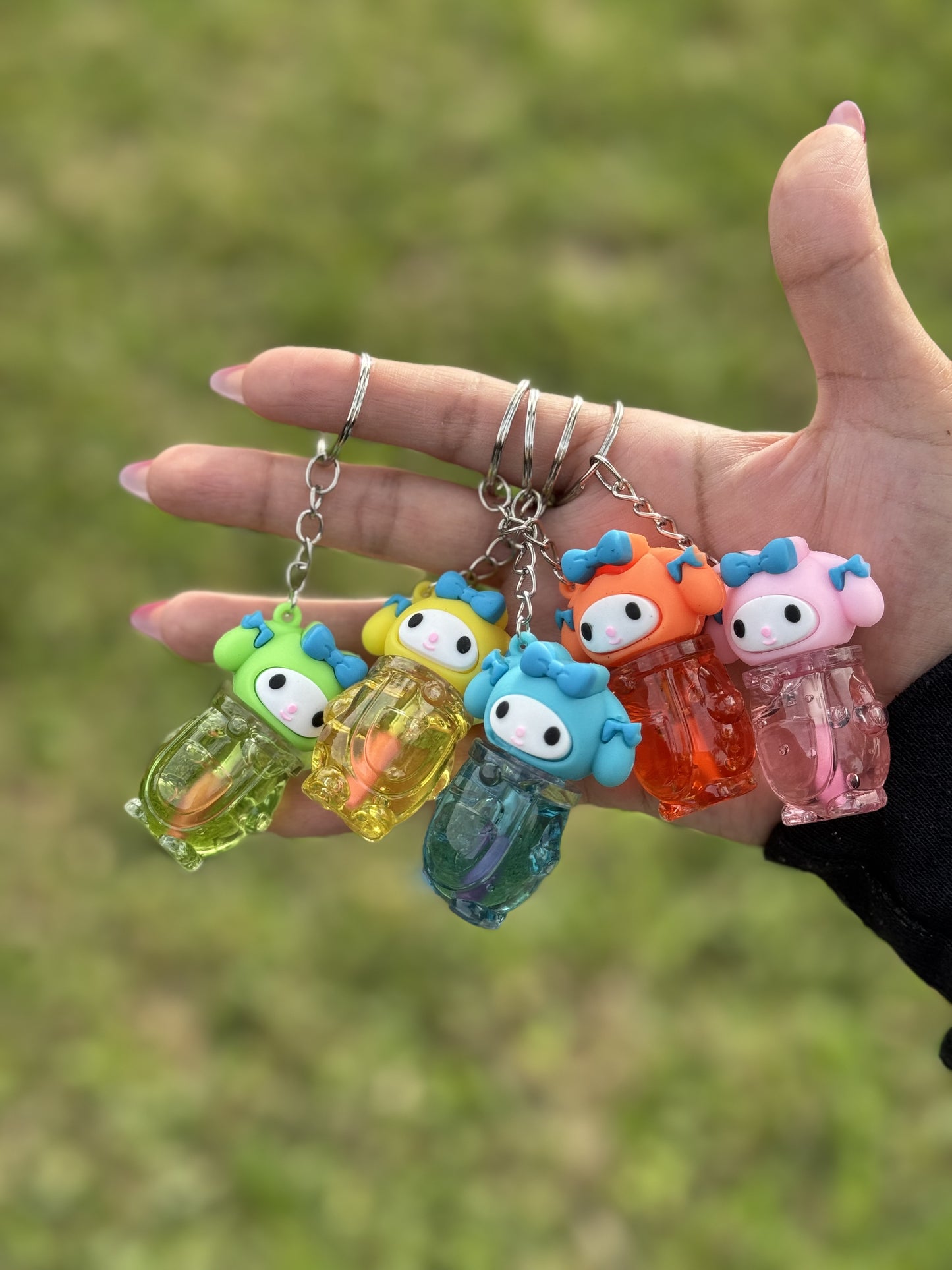 My melody lip gloss keychain