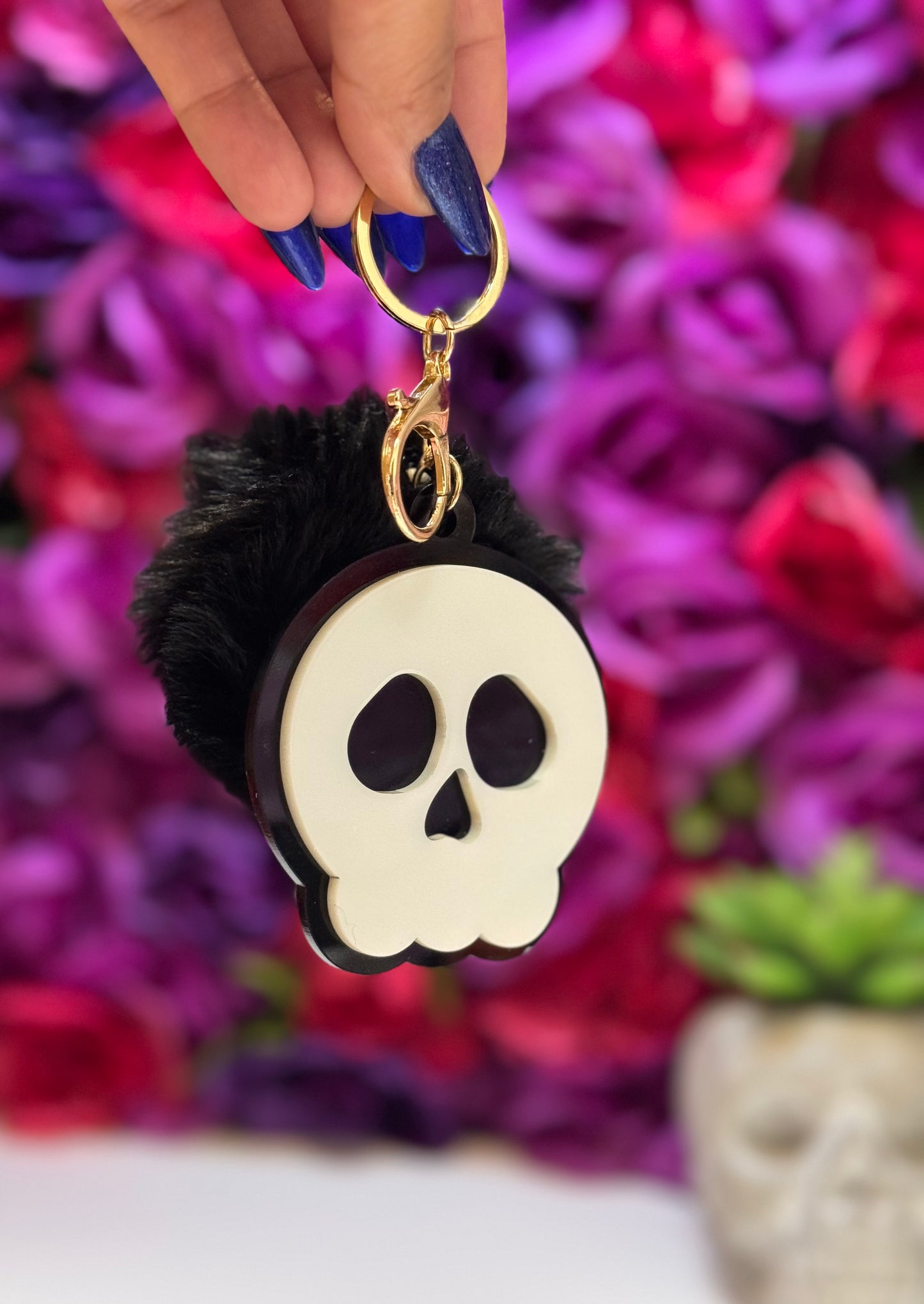 Skull keychain