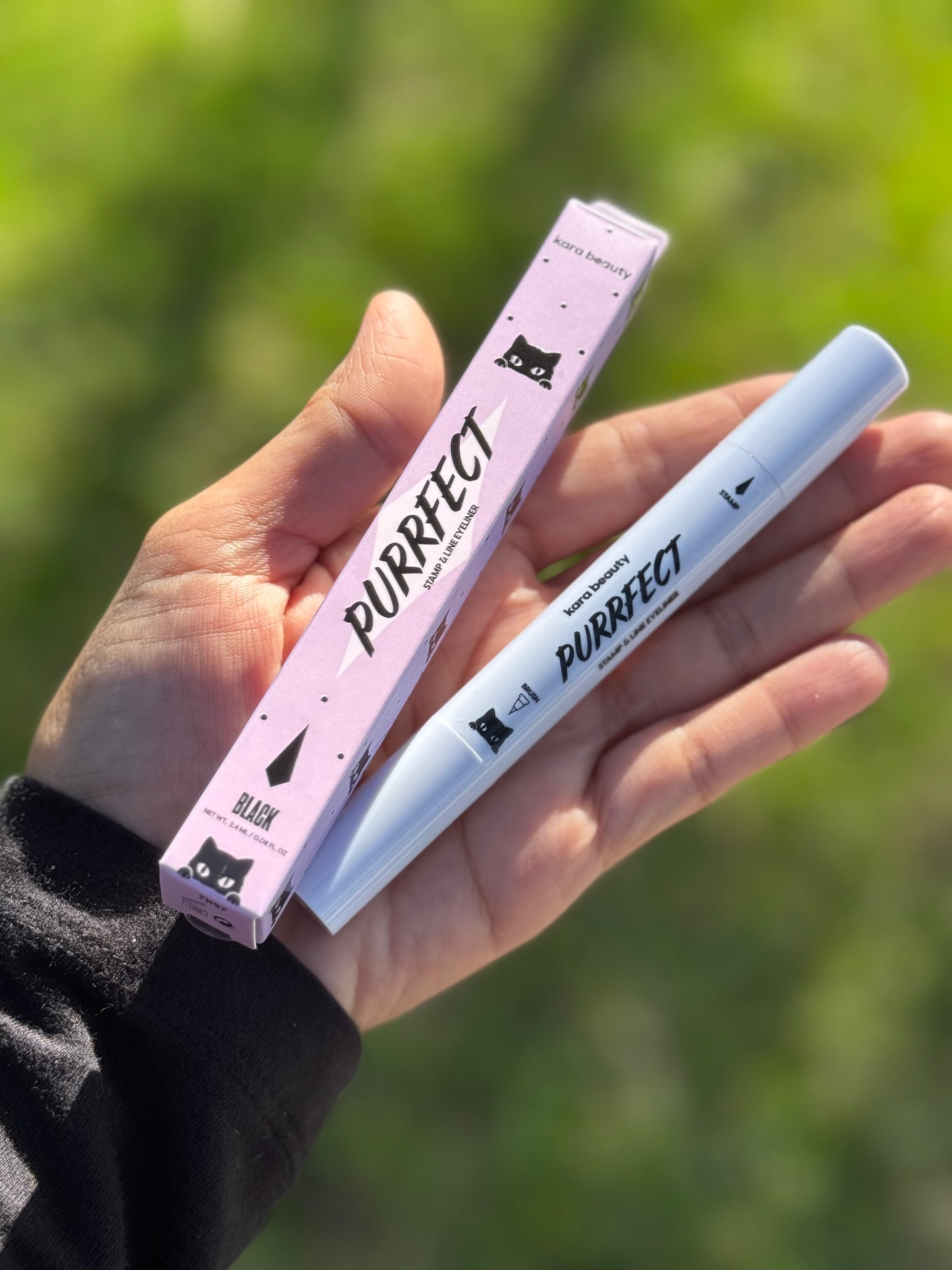 Purrfect stamp & eyeliner