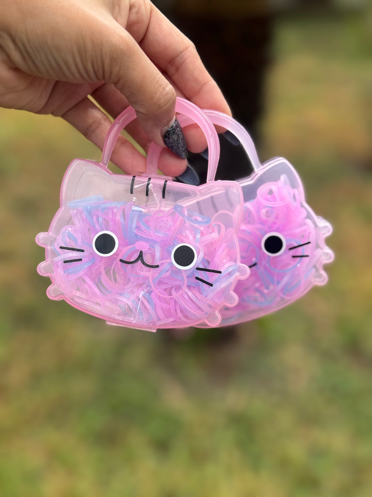 Mini hair tie accessories