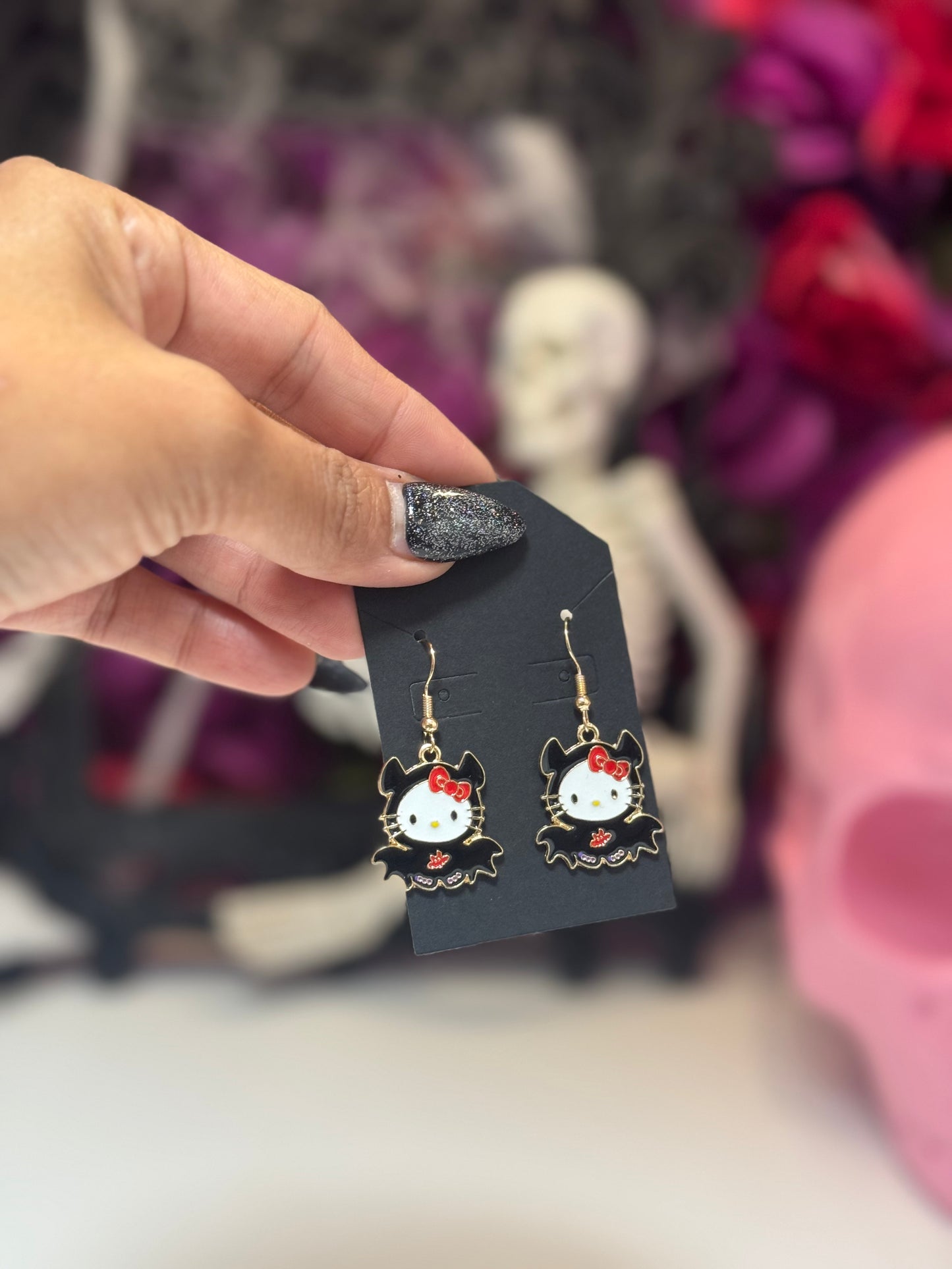 Halloween charm earrings