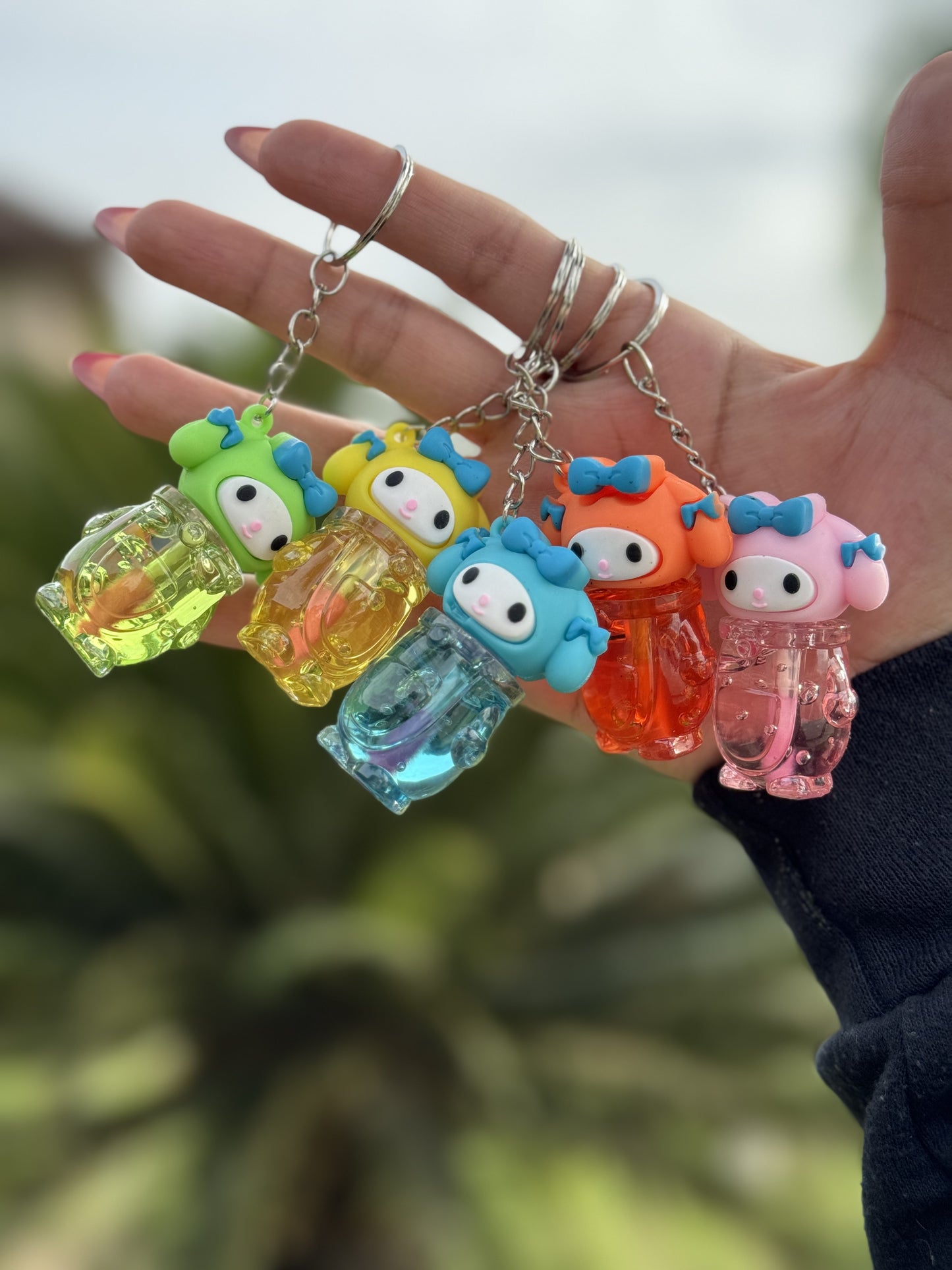 My melody lip gloss keychain