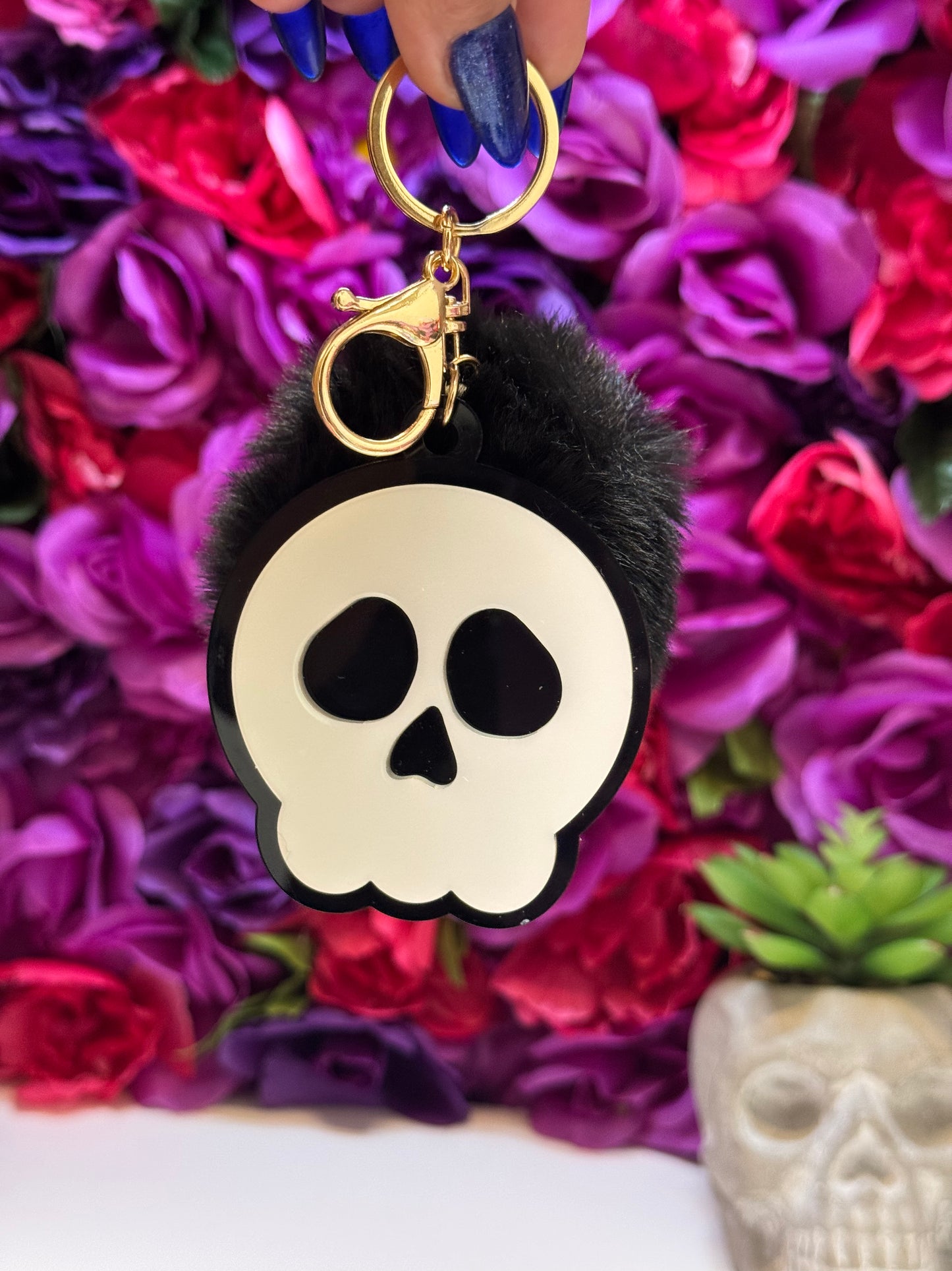 Skull keychain