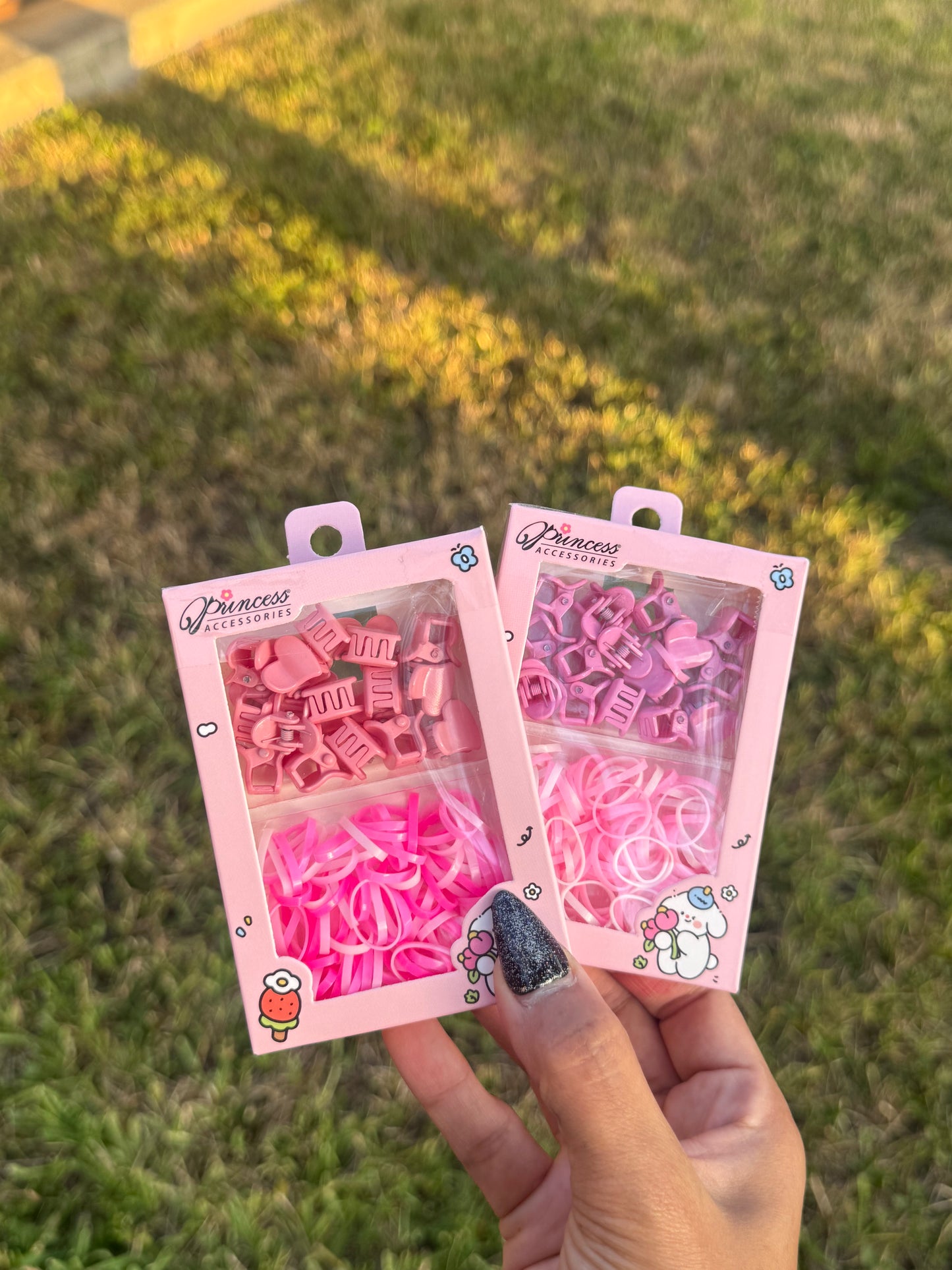 Mini hair tie accessories