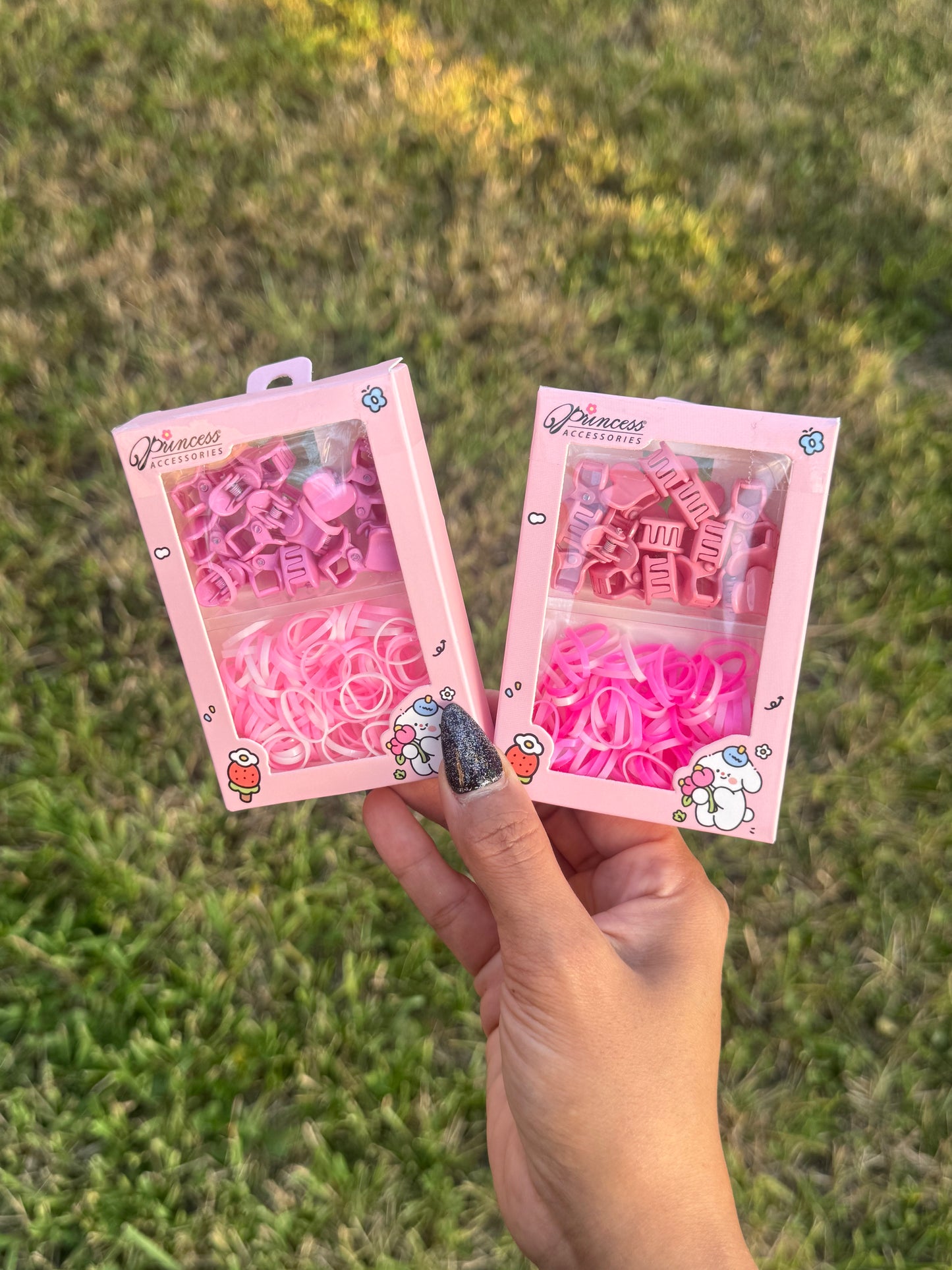 Mini hair tie accessories