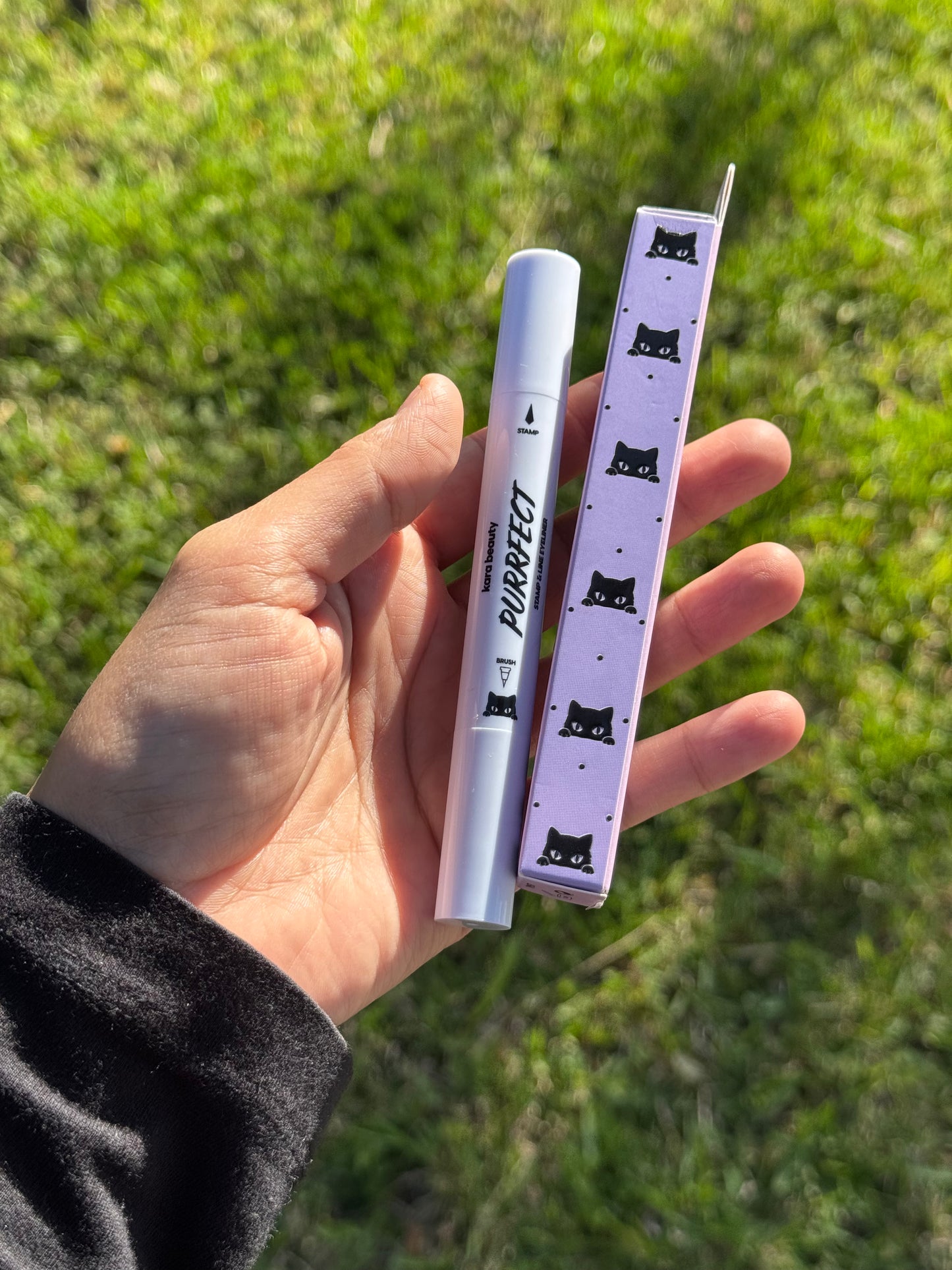 Purrfect stamp & eyeliner