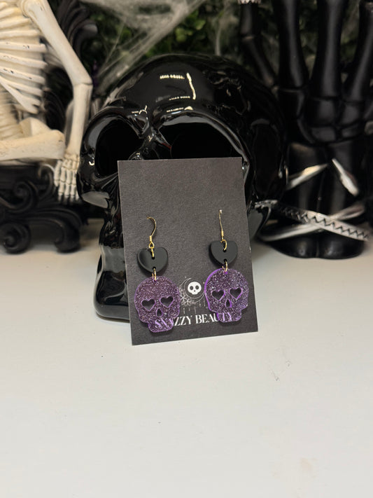 Glitter skulls