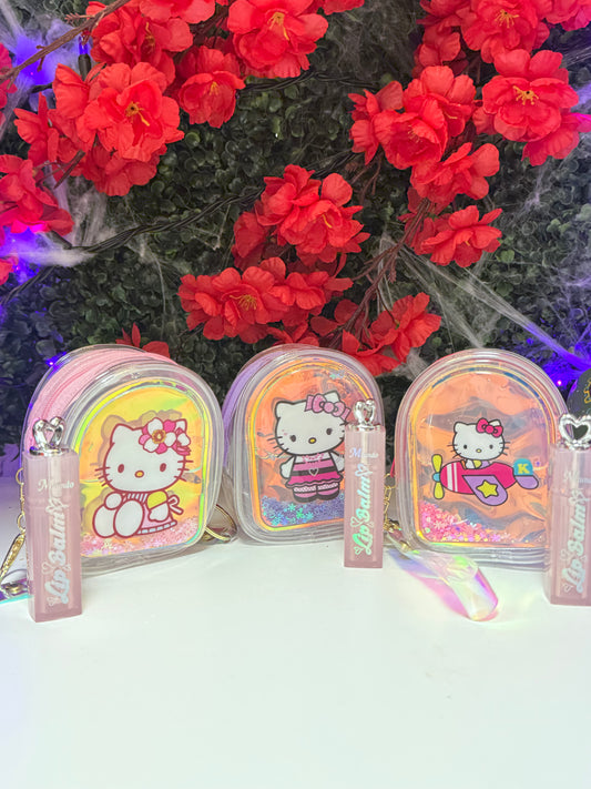 HK bag Gloss and balm
