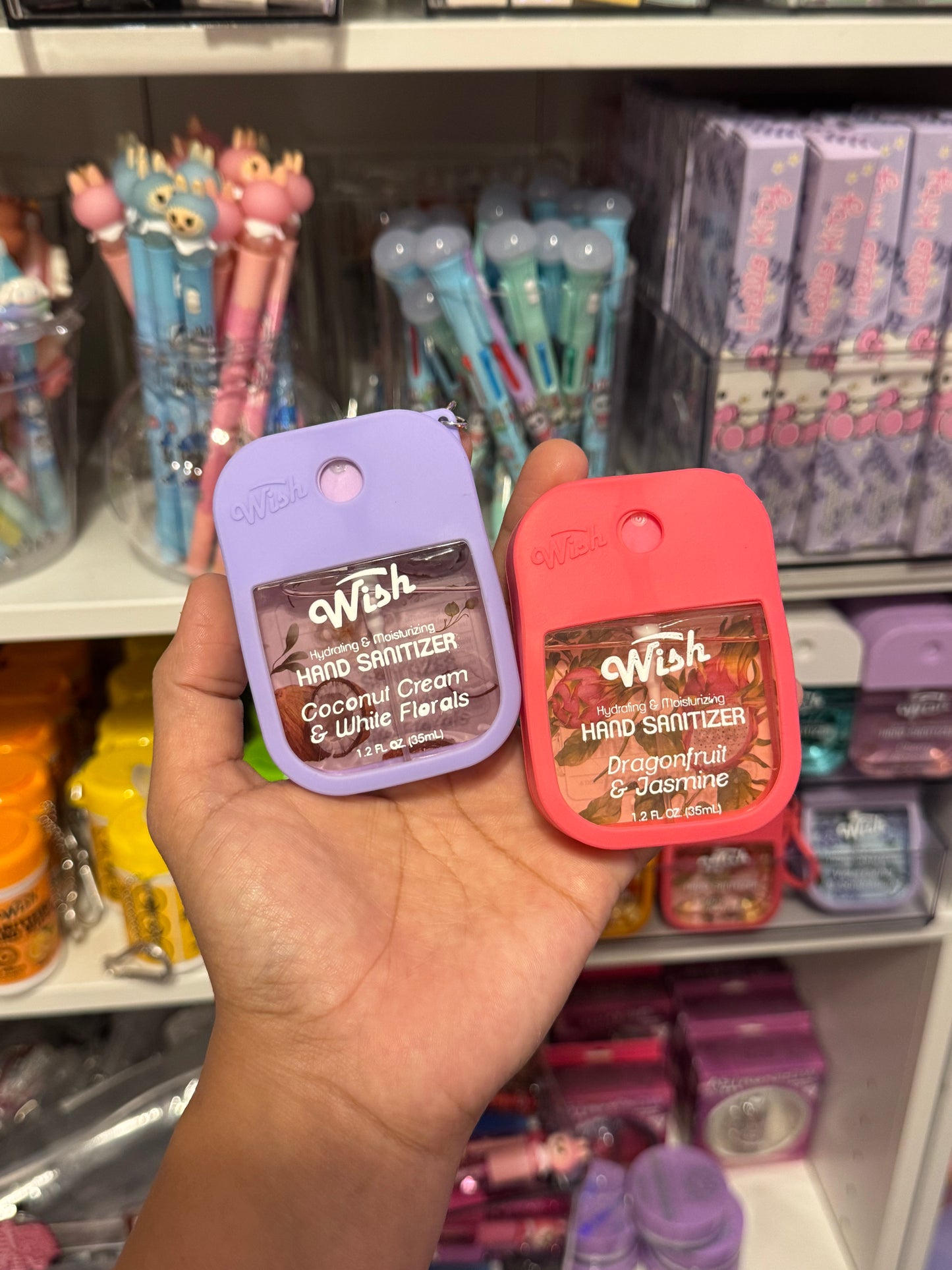 Spray hand sanitizer