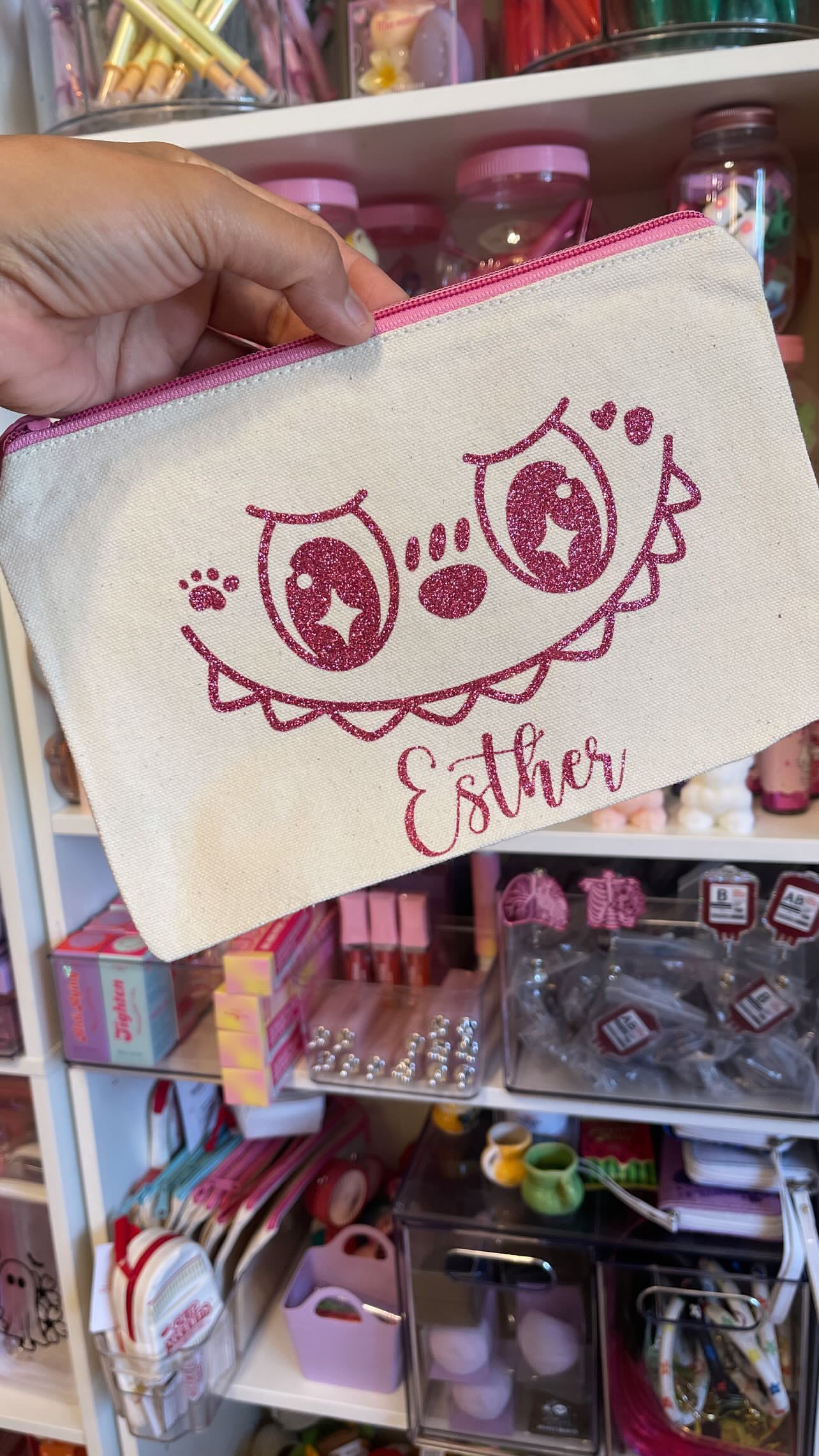 Personalized Bubu zipper bag