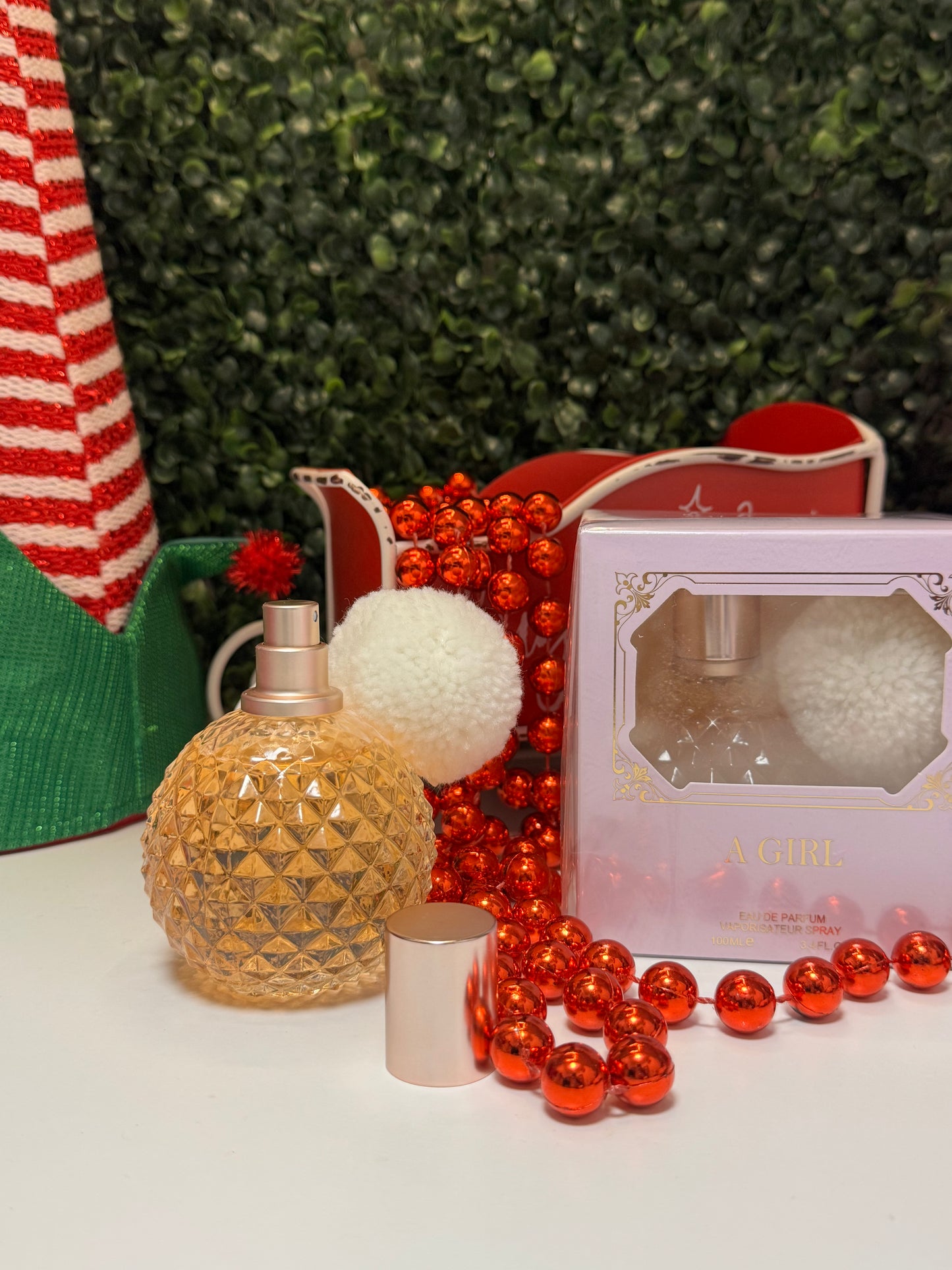 Crystal ball perfume