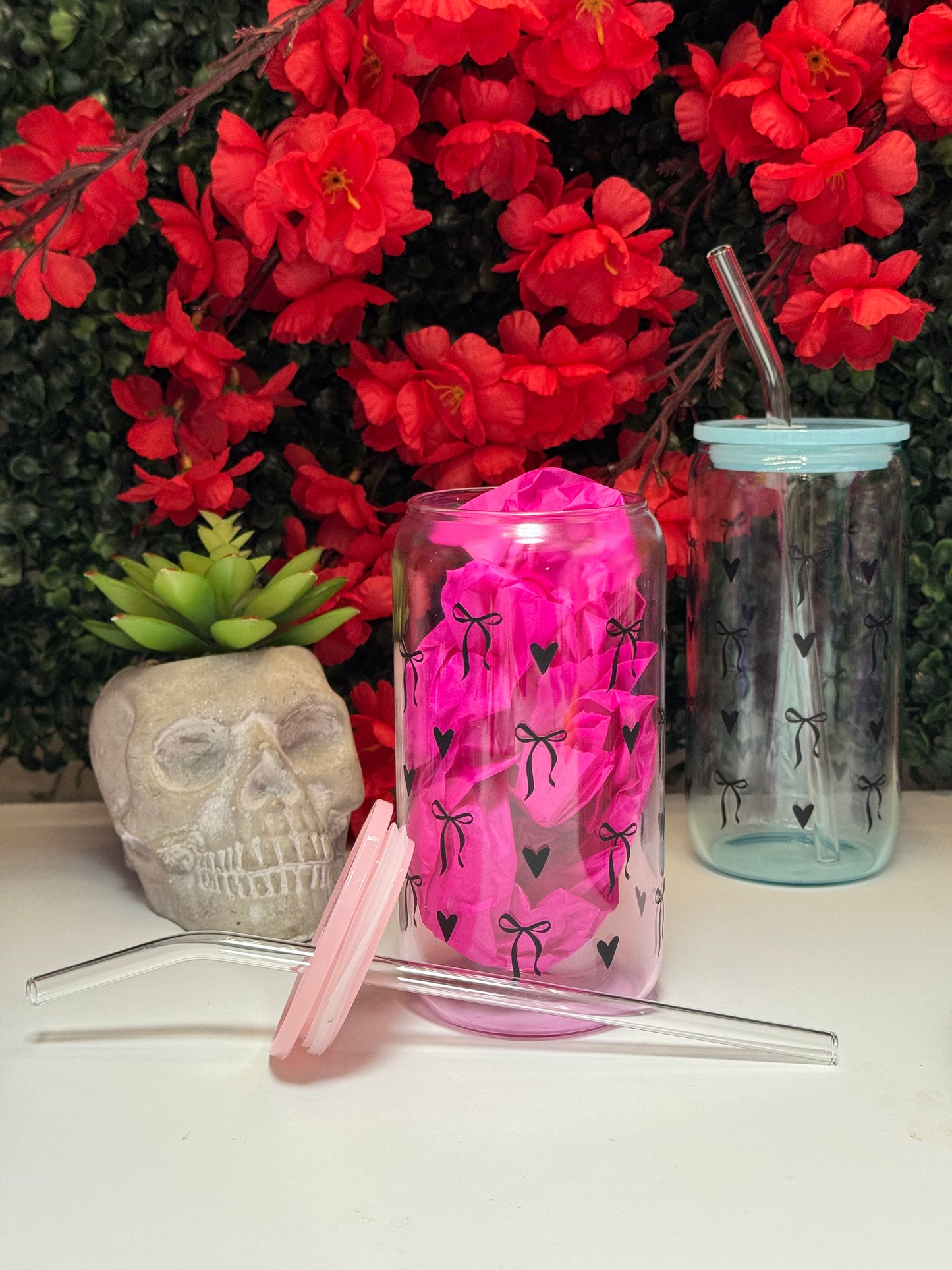 Glass cups