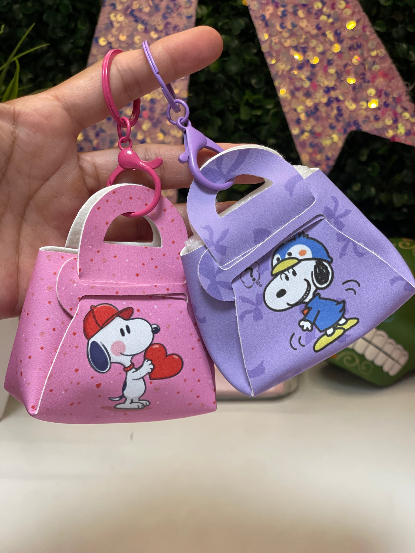 Puppy keychain bag